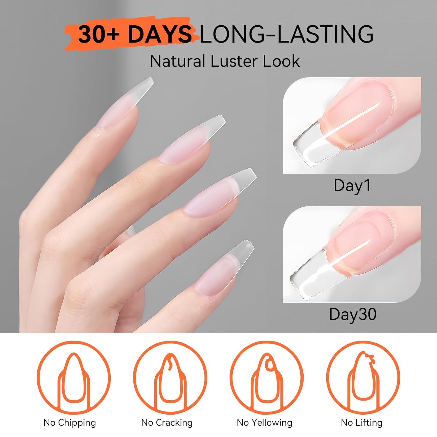 image:imageMakartt 3d Gel Nail Art Kit All in One 3D Sculpting Builder DIY Kit NonStickHand Solid Gels UV LED Soak Off Gel Polish Painted Carving Molding Hard Gels Rhinestones Chrome Nail Art Salon HomeClear Gel Builder Kit