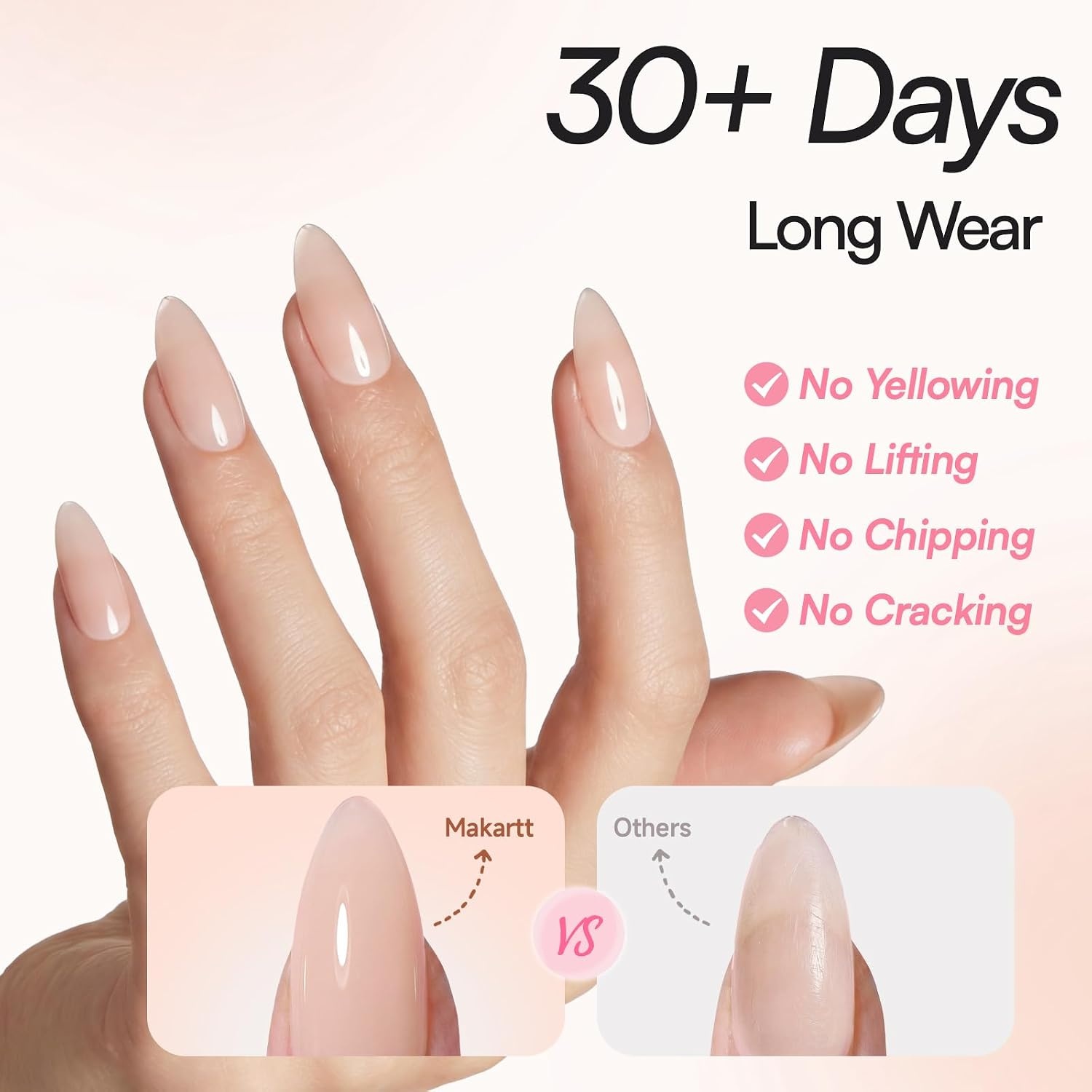 image:imageMakartt 3d Gel Nail Art Kit All in One 3D Sculpting Builder DIY Kit NonStickHand Solid Gels UV LED Soak Off Gel Polish Painted Carving Molding Hard Gels Rhinestones Chrome Nail Art Salon HomeNude Gel Builder Kit