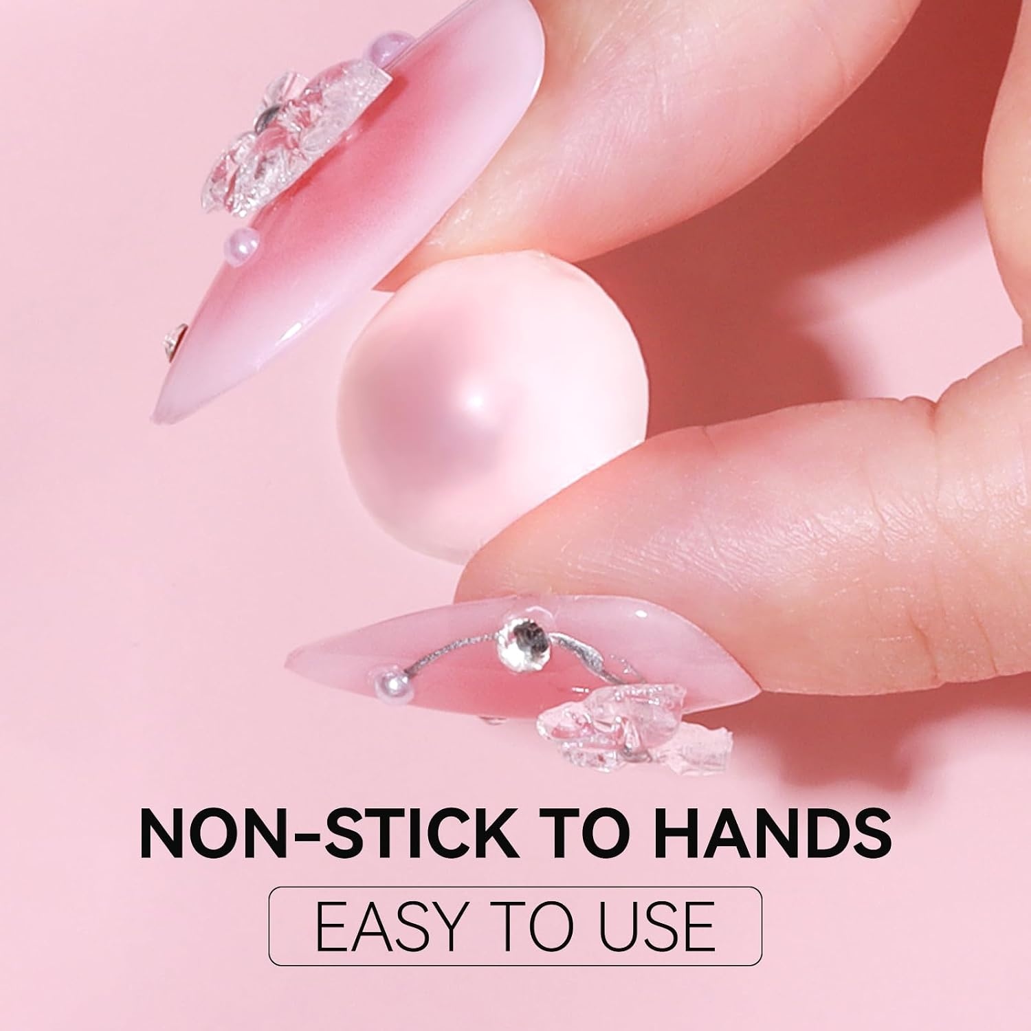 image:imageMakartt 3d Gel Nail Art Kit All in One 3D Sculpting Builder DIY Kit NonStickHand Solid Gels UV LED Soak Off Gel Polish Painted Carving Molding Hard Gels Rhinestones Chrome Nail Art Salon HomeClear 50g