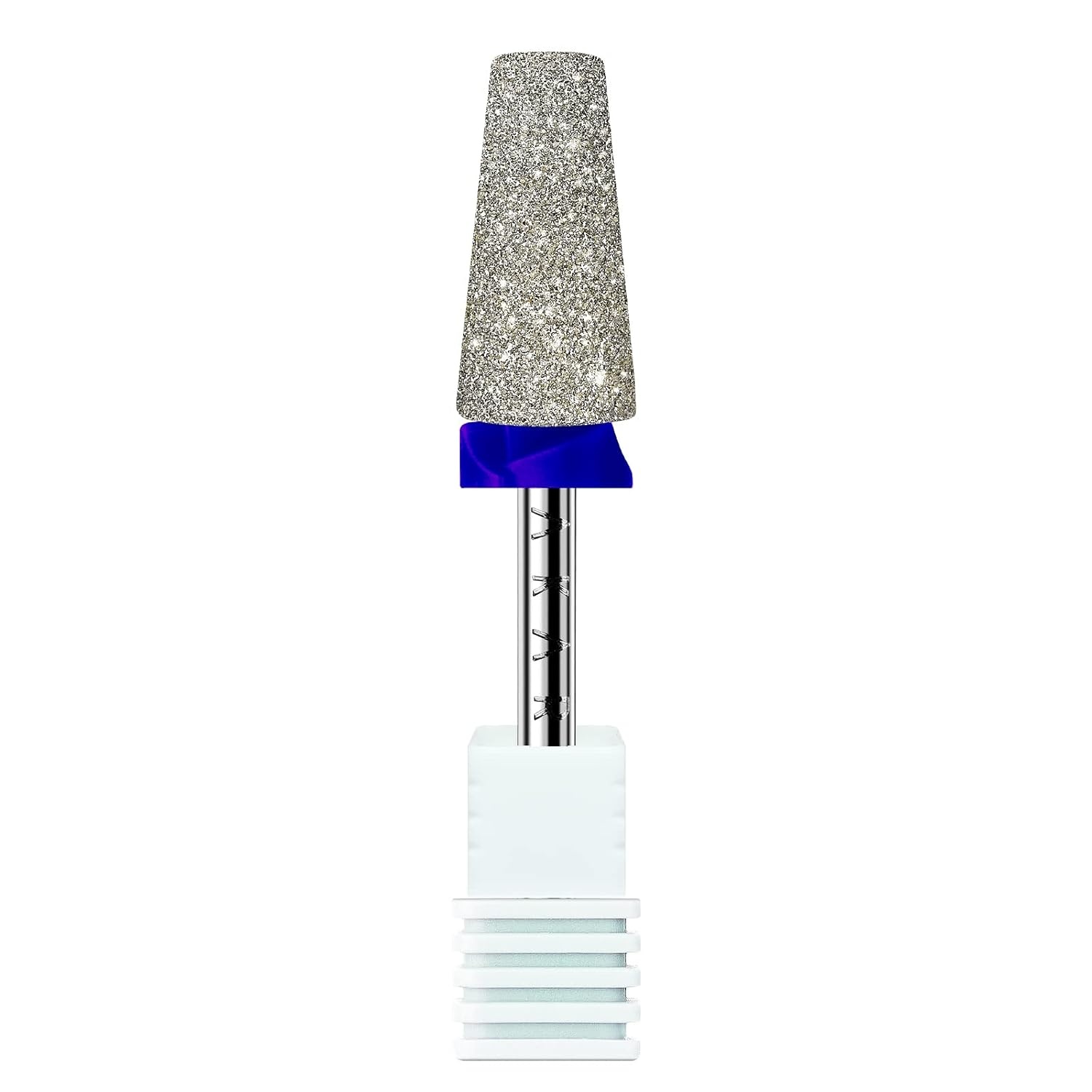 image:imageMakartt Flame Cuticle Nail Drill Bit 332 Shank Tungsten Carbide Bit for Nail Drill Machine Professional Shape Bit for Cuticle Cleaning Smooth Gel NailsSidewall Dead Skin amp Nail Prep SilverDiamond Tapered BitM