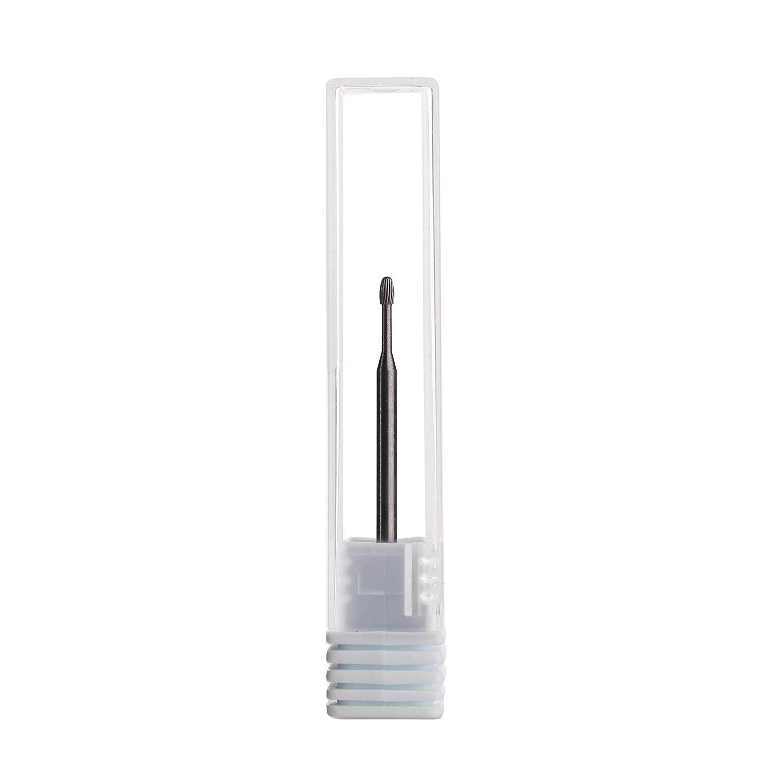 image:imageMakartt Flame Cuticle Nail Drill Bit 332 Shank Tungsten Carbide Bit for Nail Drill Machine Professional Shape Bit for Cuticle Cleaning Smooth Gel NailsSidewall Dead Skin amp Nail Prep SilverSafety Needle Bit