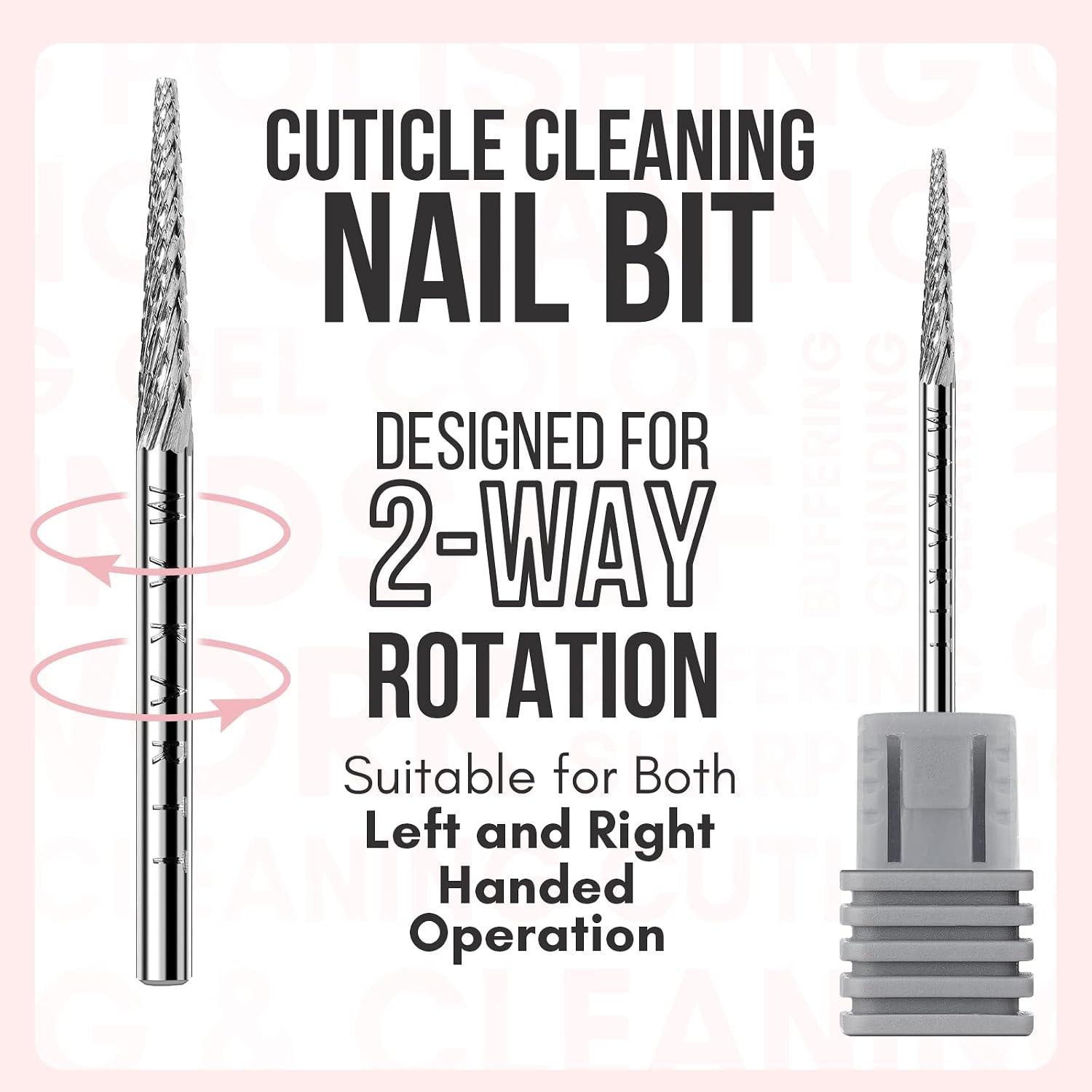 image:imageMakartt Flame Cuticle Nail Drill Bit 332 Shank Tungsten Carbide Bit for Nail Drill Machine Professional Shape Bit for Cuticle Cleaning Smooth Gel NailsSidewall Dead Skin amp Nail Prep SilverNeedle shapeF