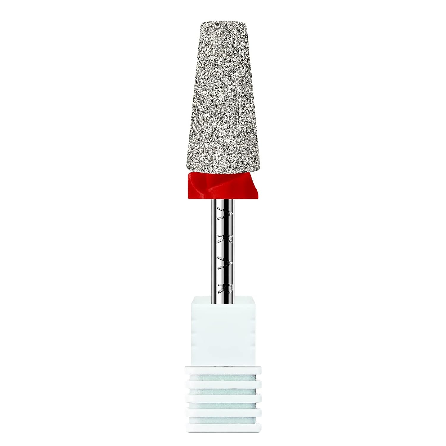 image:imageMakartt Flame Cuticle Nail Drill Bit 332 Shank Tungsten Carbide Bit for Nail Drill Machine Professional Shape Bit for Cuticle Cleaning Smooth Gel NailsSidewall Dead Skin amp Nail Prep SilverDiamond Tapered BitF