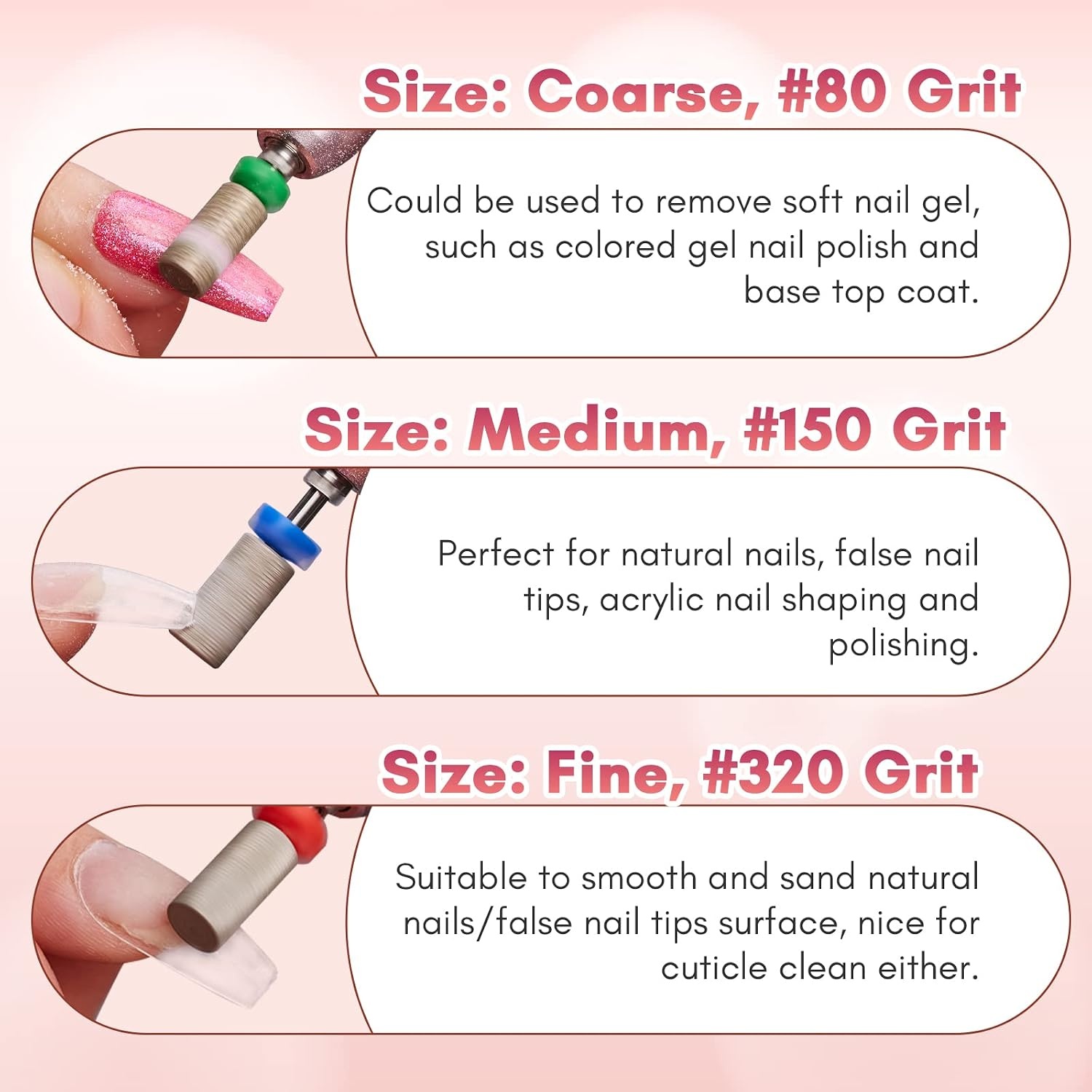 image:imageMakartt Flame Cuticle Nail Drill Bit 332 Shank Tungsten Carbide Bit for Nail Drill Machine Professional Shape Bit for Cuticle Cleaning Smooth Gel NailsSidewall Dead Skin amp Nail Prep SilverDiamond Barrel BitC