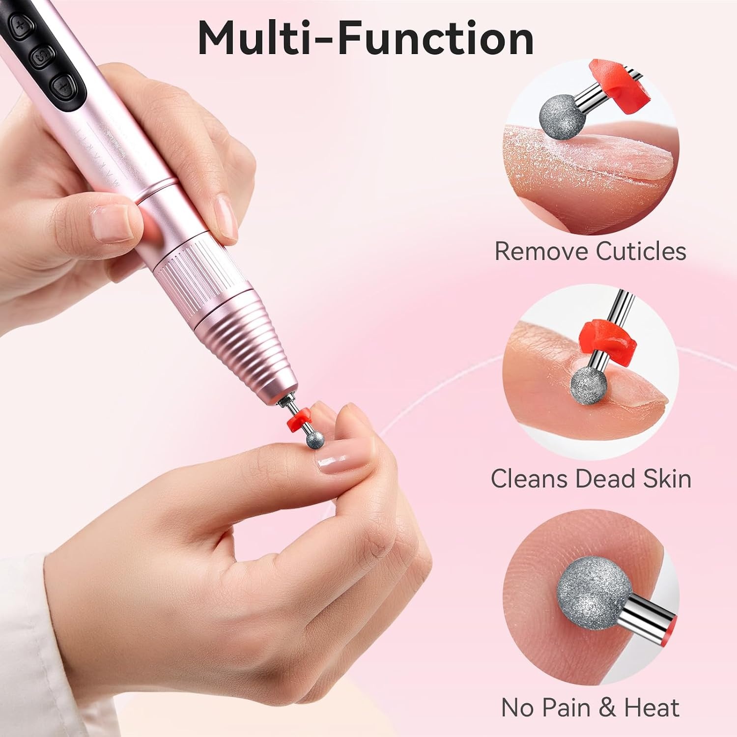 image:imageMakartt Flame Cuticle Nail Drill Bit 332 Shank Tungsten Carbide Bit for Nail Drill Machine Professional Shape Bit for Cuticle Cleaning Smooth Gel NailsSidewall Dead Skin amp Nail Prep SilverSilverF