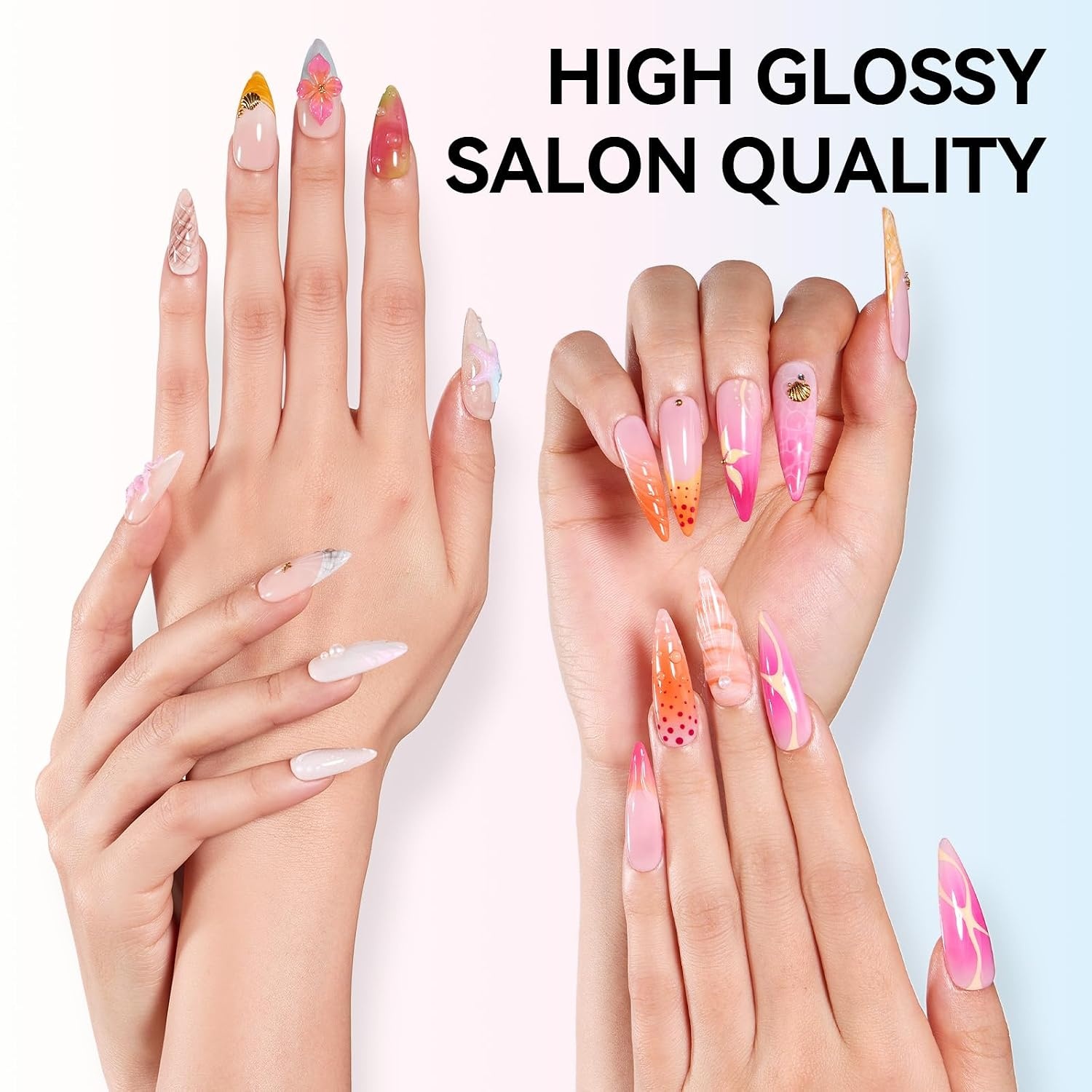 image:imageMakartt Gel Top Coat 2 PCS No Wipe Top Coat Gel Nail Polish High Glossy Shine Finish Long Lasting 10ML Clear Soak Off UV Nail Lamp Salon Quality Art Design for Home Use Beauty Spring GiftHemafree Gel Top Coat 1 Pcs