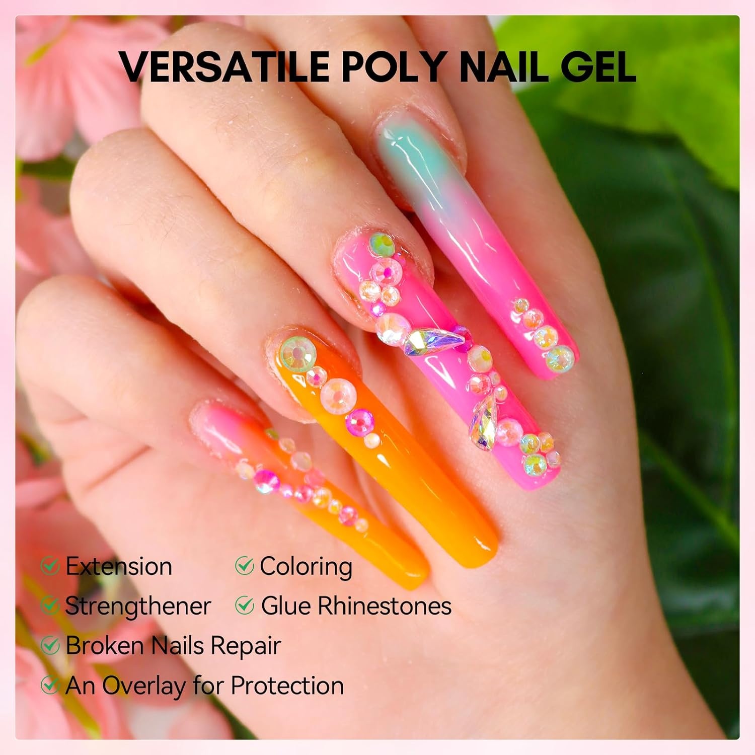image:imageMakartt HemaFree Poly Nail Gel Light Pink50ML Builder for Extension Strengthener Hard Gels for Nails Beauty Gift Trendy Manicure Design Salon DIY at HomeFlamingoPink