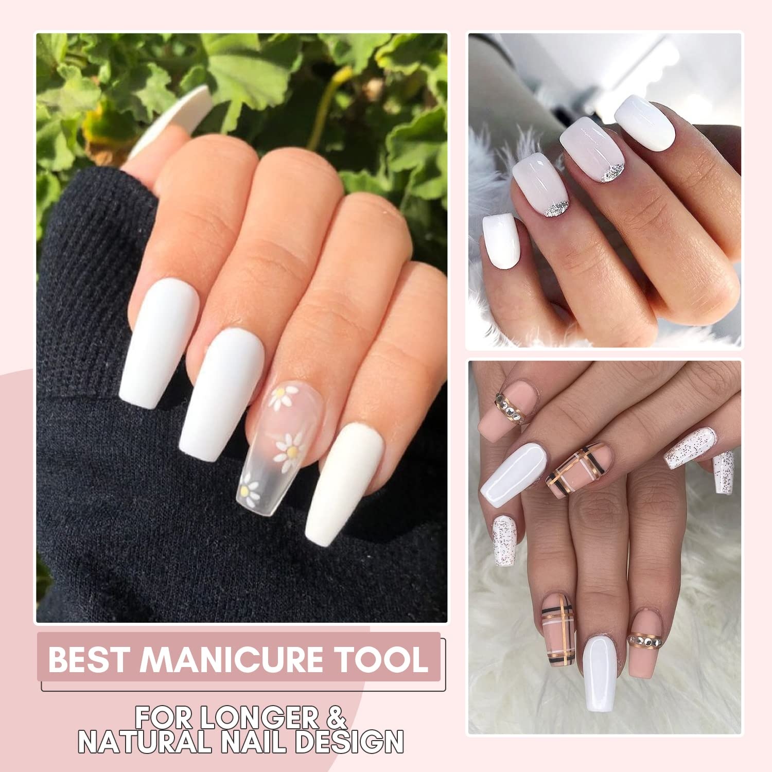 image:imageMakartt HemaFree Poly Nail Gel Light Pink50ML Builder for Extension Strengthener Hard Gels for Nails Beauty Gift Trendy Manicure Design Salon DIY at HomeBright White