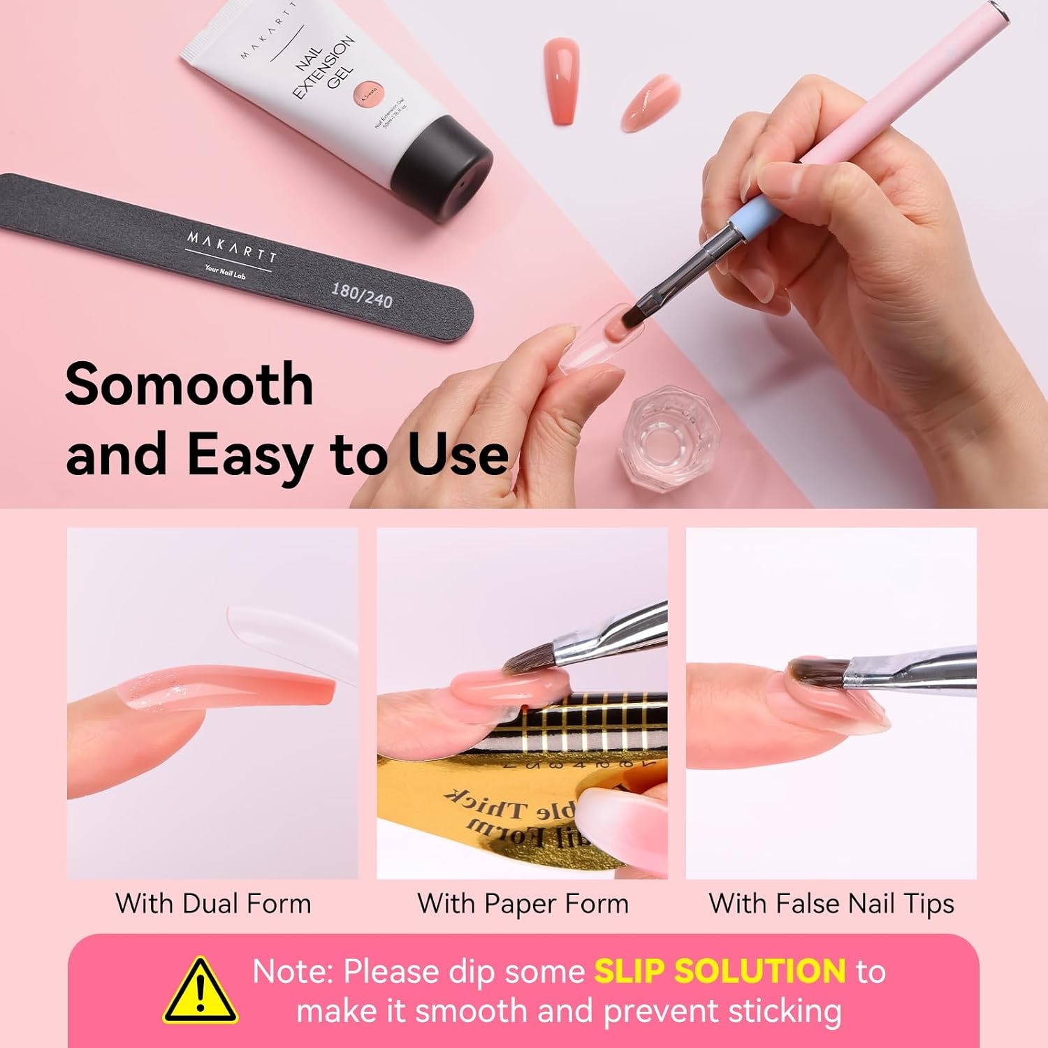image:imageMakartt HemaFree Poly Nail Gel Light Pink50ML Builder for Extension Strengthener Hard Gels for Nails Beauty Gift Trendy Manicure Design Salon DIY at HomeSiesta