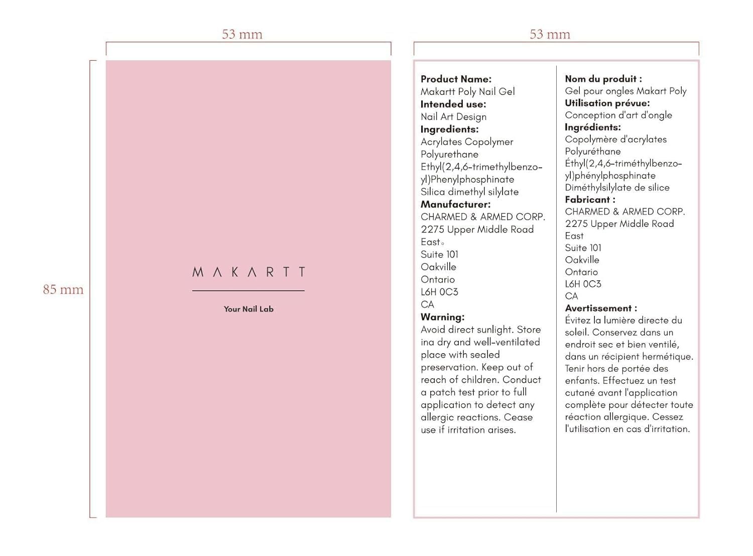 image:imageMakartt HemaFree Poly Nail Gel Light Pink50ML Builder for Extension Strengthener Hard Gels for Nails Beauty Gift Trendy Manicure Design Salon DIY at HomeClear
