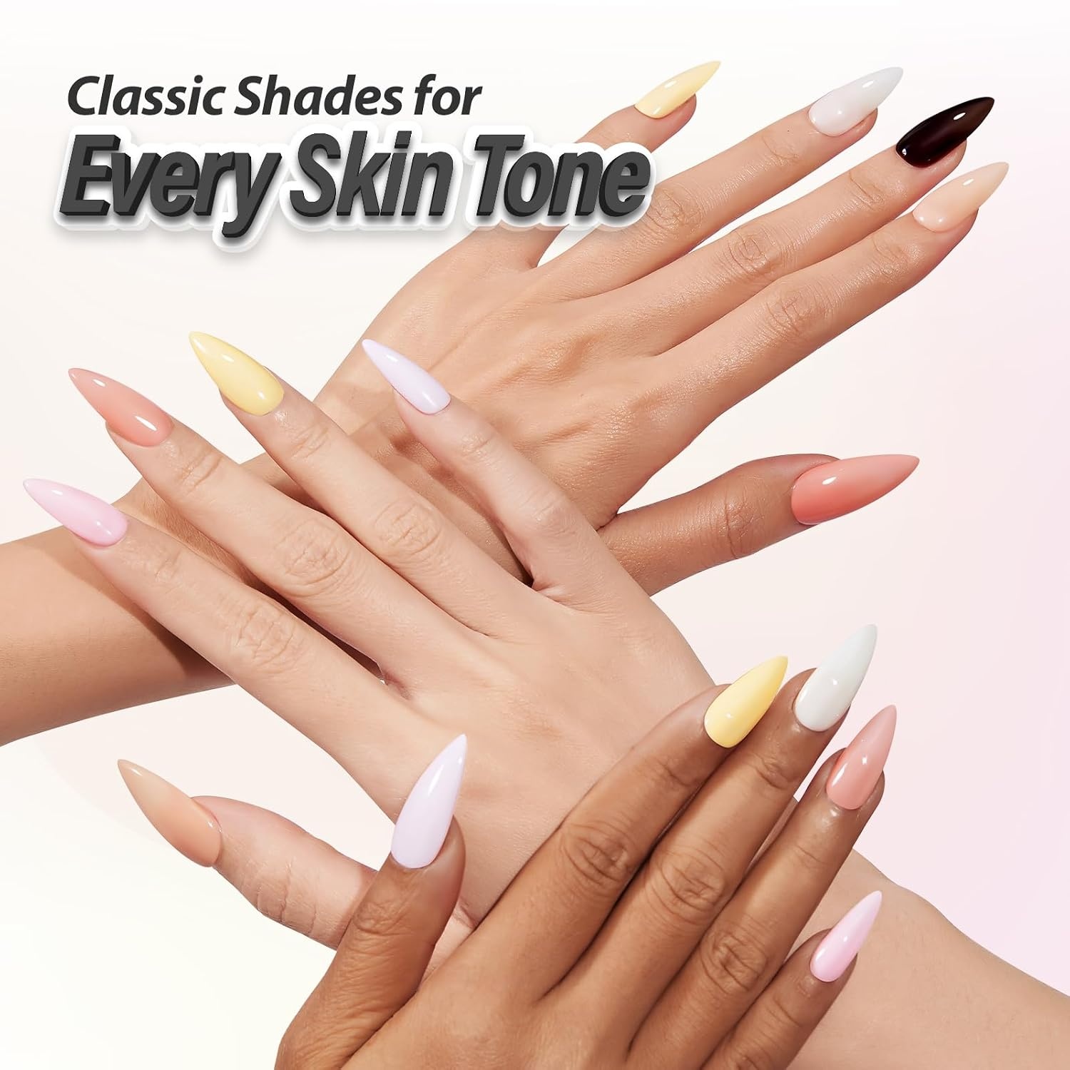 image:imageMakartt Jelly Bright Nude Gel Nail Polish 15ML HemaFree Neutral Nude Nail Polish Sheer Translucent Effect Soak Off UV LED Nail Art Manicure DIY Home Salon Gift for WomenHemafree Shadow Fern