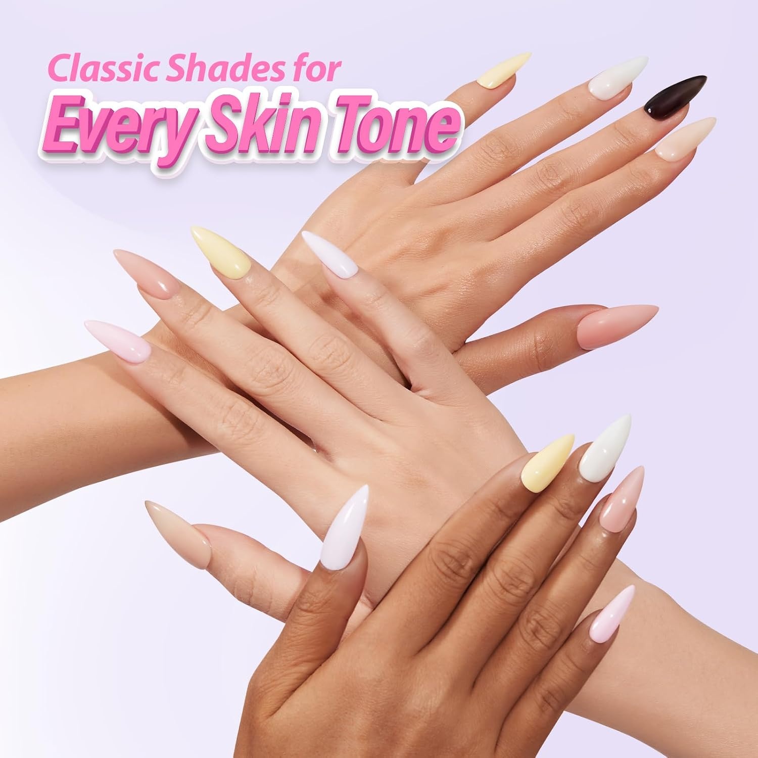 image:imageMakartt Jelly Bright Nude Gel Nail Polish 15ML HemaFree Neutral Nude Nail Polish Sheer Translucent Effect Soak Off UV LED Nail Art Manicure DIY Home Salon Gift for WomenHemafree Lilac Field