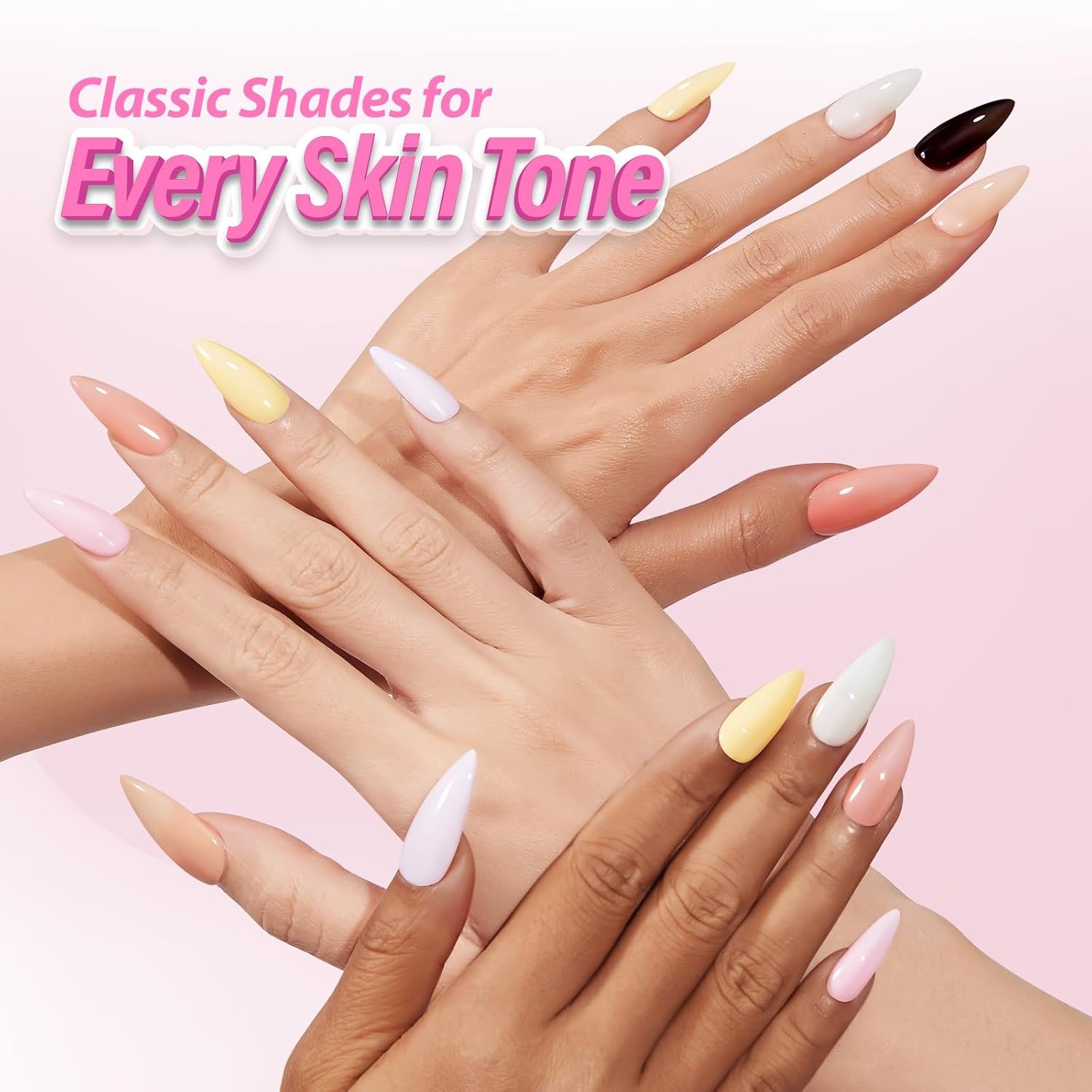 image:imageMakartt Jelly Bright Nude Gel Nail Polish 15ML HemaFree Neutral Nude Nail Polish Sheer Translucent Effect Soak Off UV LED Nail Art Manicure DIY Home Salon Gift for WomenHemafree Orchid Breath