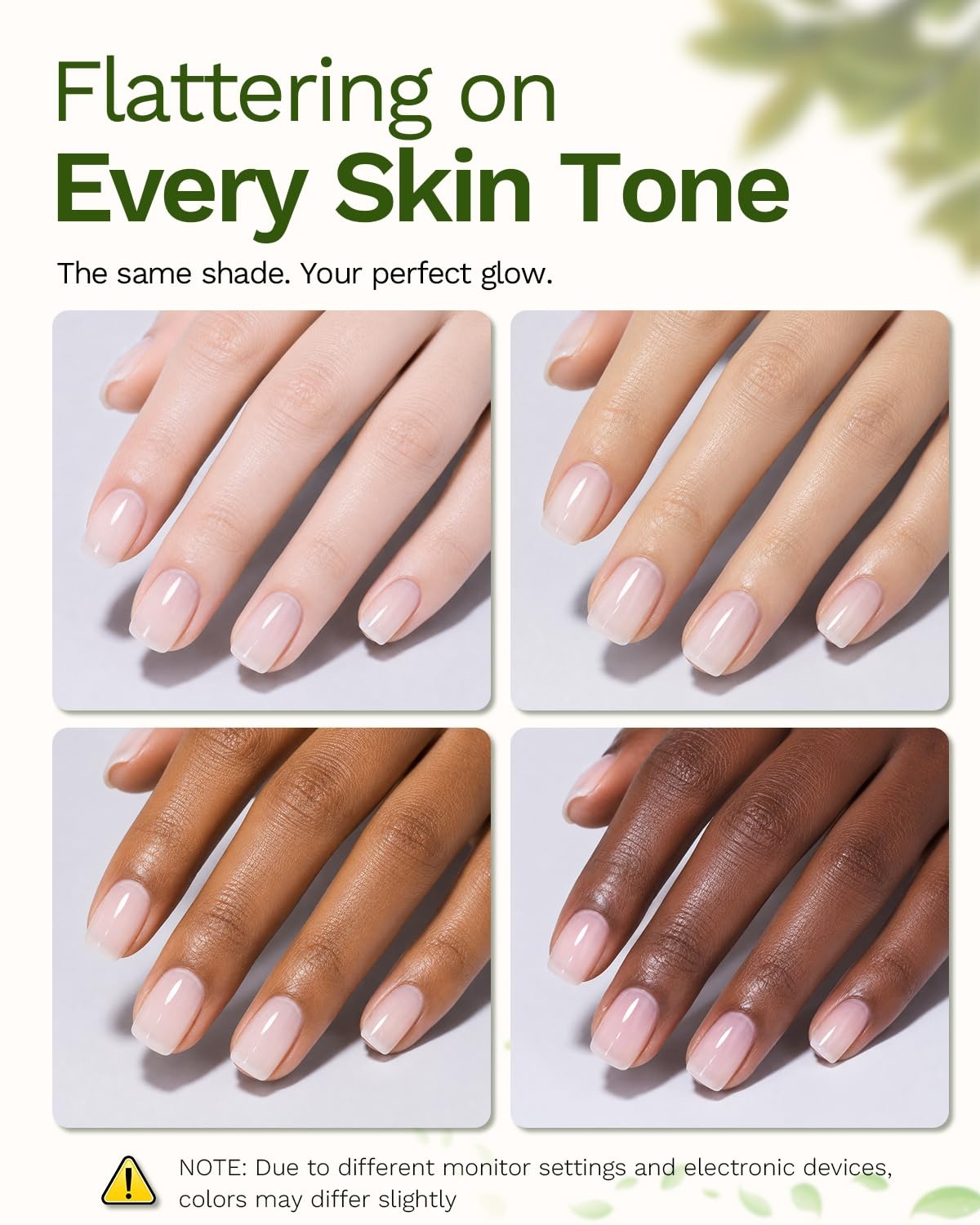 image:imageMakartt Jelly Bright Nude Gel Nail Polish 15ML HemaFree Neutral Nude Nail Polish Sheer Translucent Effect Soak Off UV LED Nail Art Manicure DIY Home Salon Gift for WomenHemafree White Tea Veil