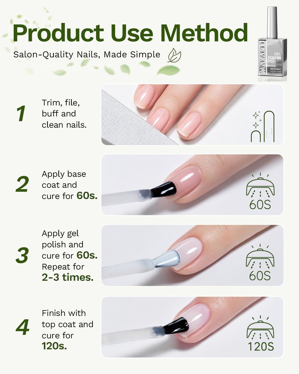 image:imageMakartt Jelly Bright Nude Gel Nail Polish 15ML HemaFree Neutral Nude Nail Polish Sheer Translucent Effect Soak Off UV LED Nail Art Manicure DIY Home Salon Gift for WomenHemafree White Tea Veil