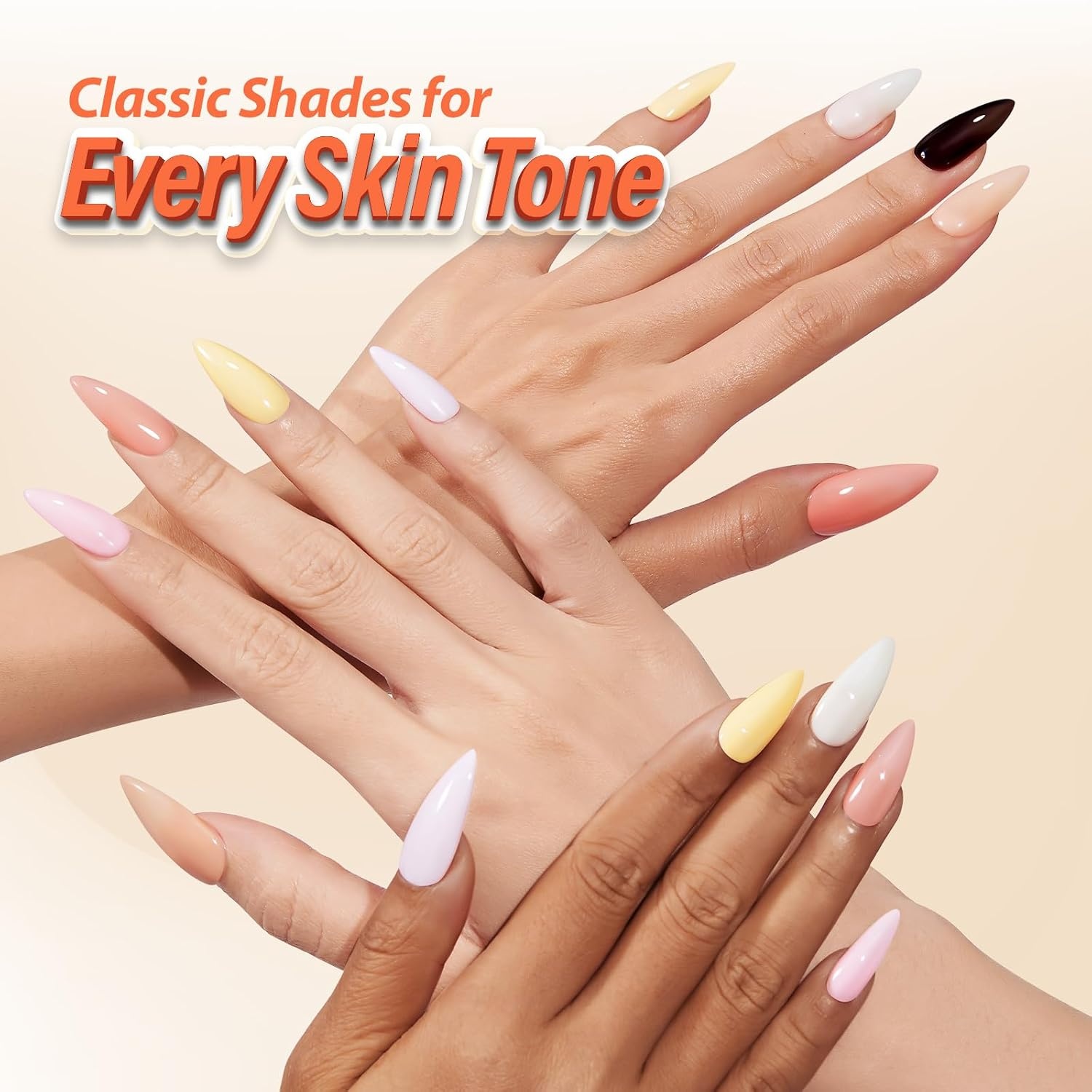 image:imageMakartt Jelly Bright Nude Gel Nail Polish 15ML HemaFree Neutral Nude Nail Polish Sheer Translucent Effect Soak Off UV LED Nail Art Manicure DIY Home Salon Gift for WomenHemafree Honey Souffl