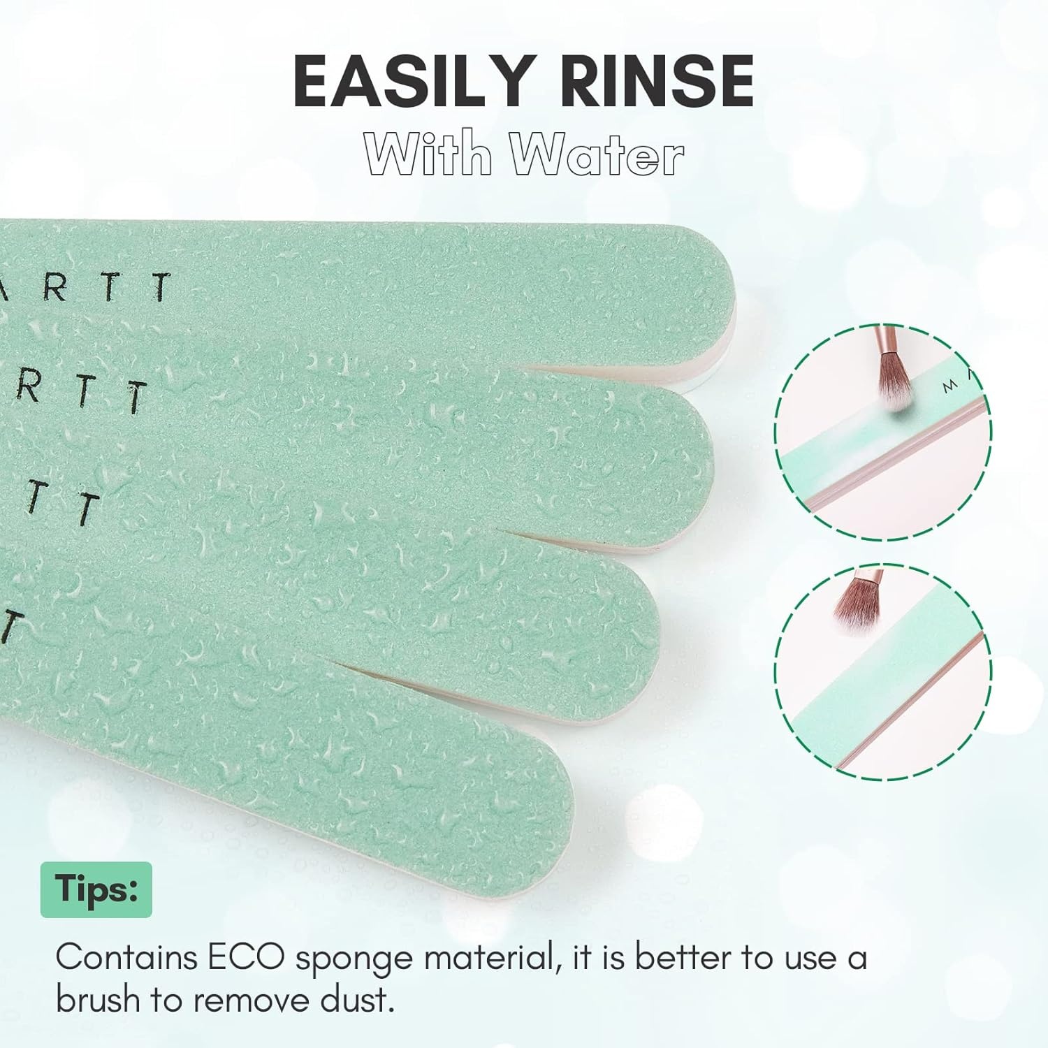 image:imageMakartt Nail Buffer 4006000 Grit Extra Fine Buffer Nail File Nail Buffer and Shine Kit for Natural amp Acrylic Fingernail Easy to Hold Green White 10 Pcs4006000 Grit 10 pcs