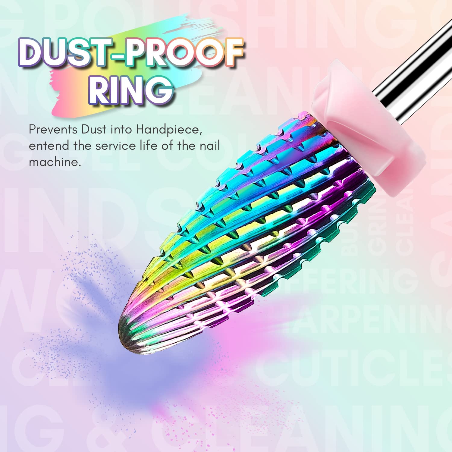 image:imageMakartt Nail Drill Bits10Pcs Dimond Sanding Bit Sets for Nail Drill EFileUpgraded Cuticle Cleaner Nail Bit Kit Tool Bits for Acrylic Nail Art Tools Nails Manicure Nail PrepNail Salon Home DIY Use10 Piece Set For Removing Gel