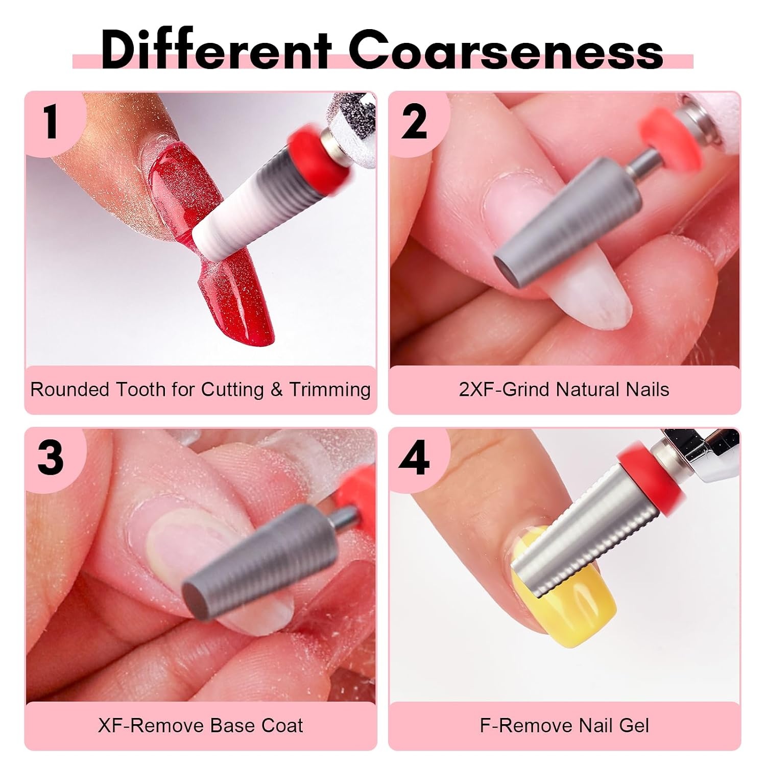 image:imageMakartt Nail Drill Bits10Pcs Dimond Sanding Bit Sets for Nail Drill EFileUpgraded Cuticle Cleaner Nail Bit Kit Tool Bits for Acrylic Nail Art Tools Nails Manicure Nail PrepNail Salon Home DIY Use1 Piece 5 in 1 Nail Bit For Fast Removing Gel
