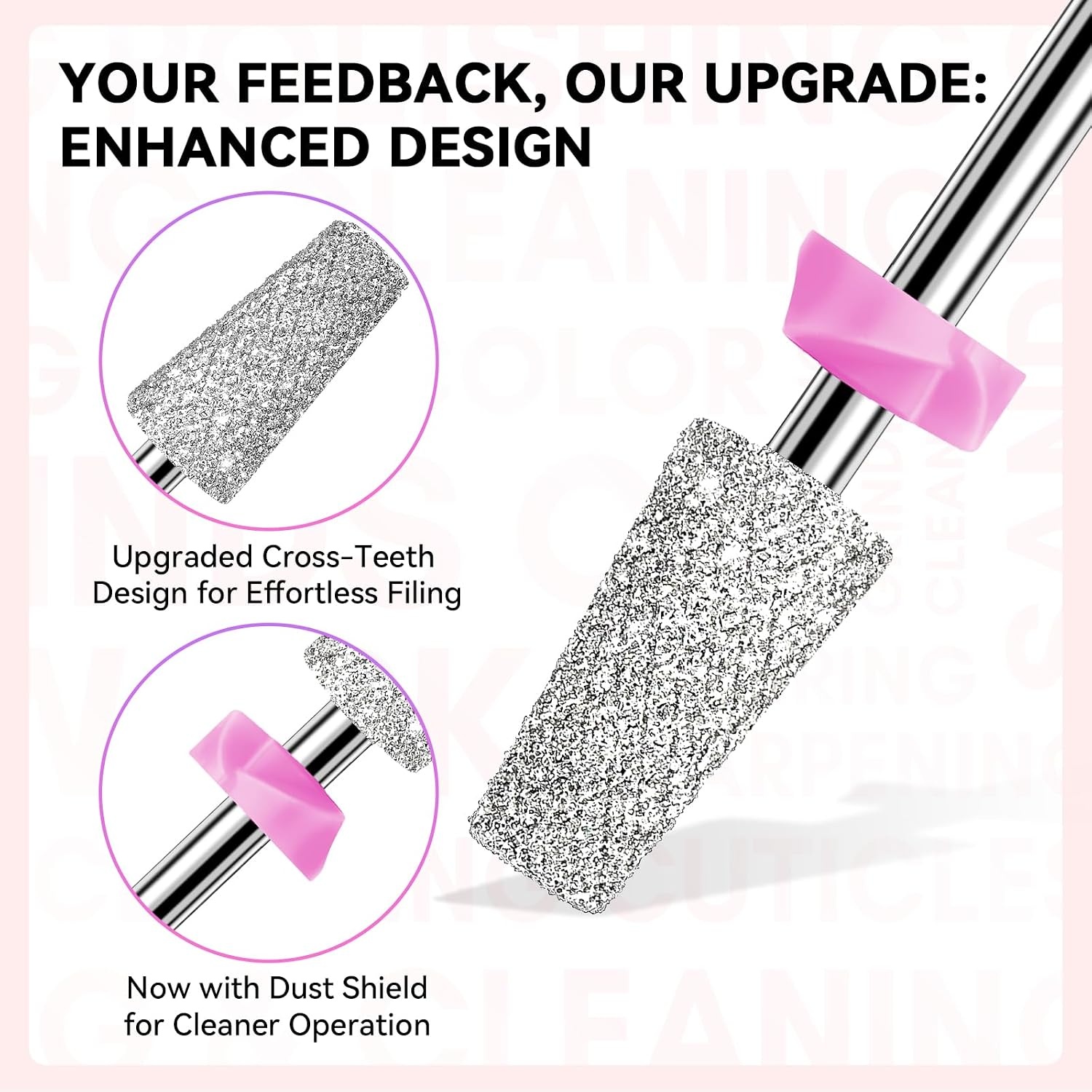 image:imageMakartt Nail Drill Bits10Pcs Dimond Sanding Bit Sets for Nail Drill EFileUpgraded Cuticle Cleaner Nail Bit Kit Tool Bits for Acrylic Nail Art Tools Nails Manicure Nail PrepNail Salon Home DIY Use10 Piece Set For Cuticle Cleaner