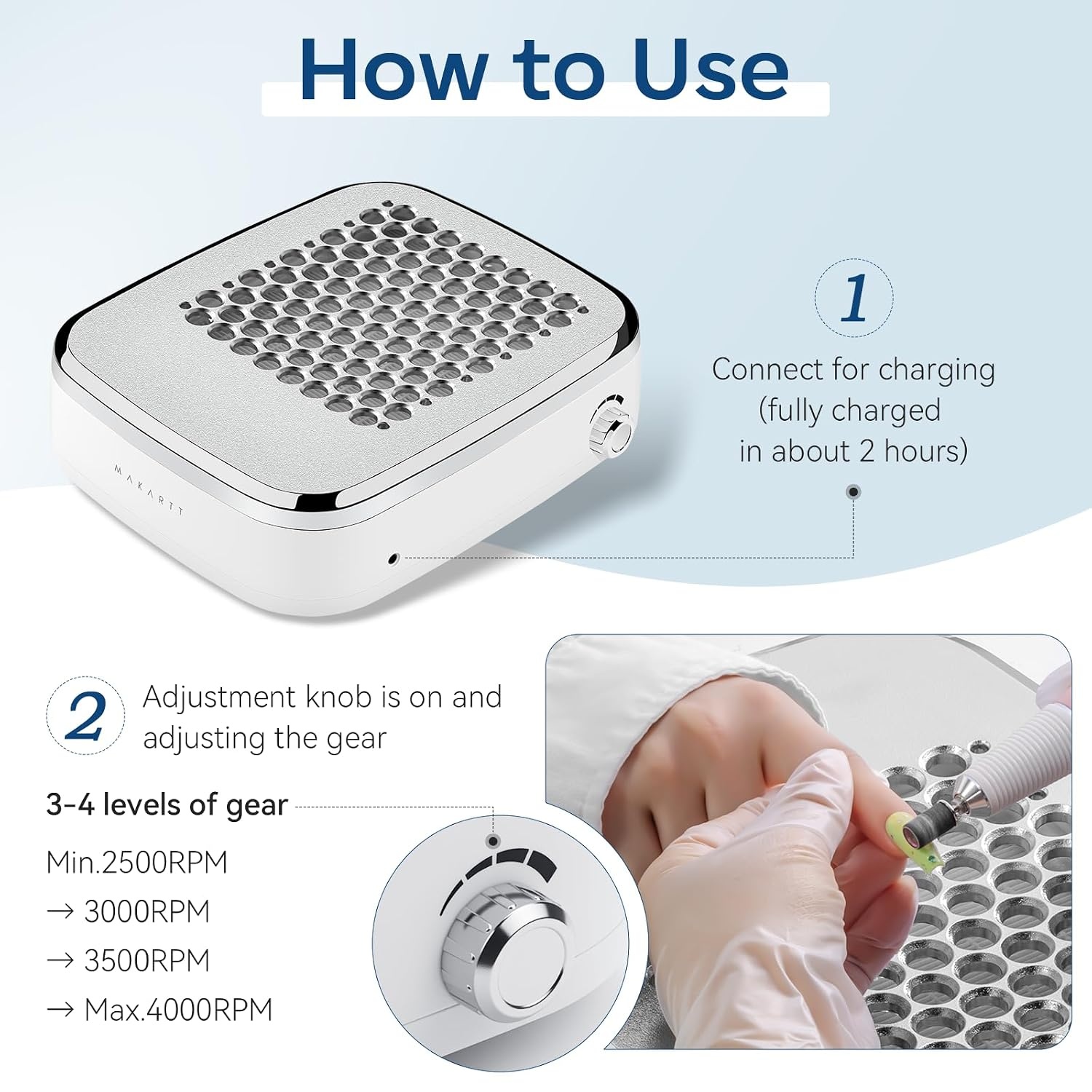 image:imageMakartt Nail Dust Collector Filter G4 HighEfficiency Reusable Nail Dust Extractor Replacement Filter Compatible with Sylvie Plugin amp Sylvee Rechargeable Nail Dust Collector 2PackRechargeable Nail Dust CollectorSYLVEE