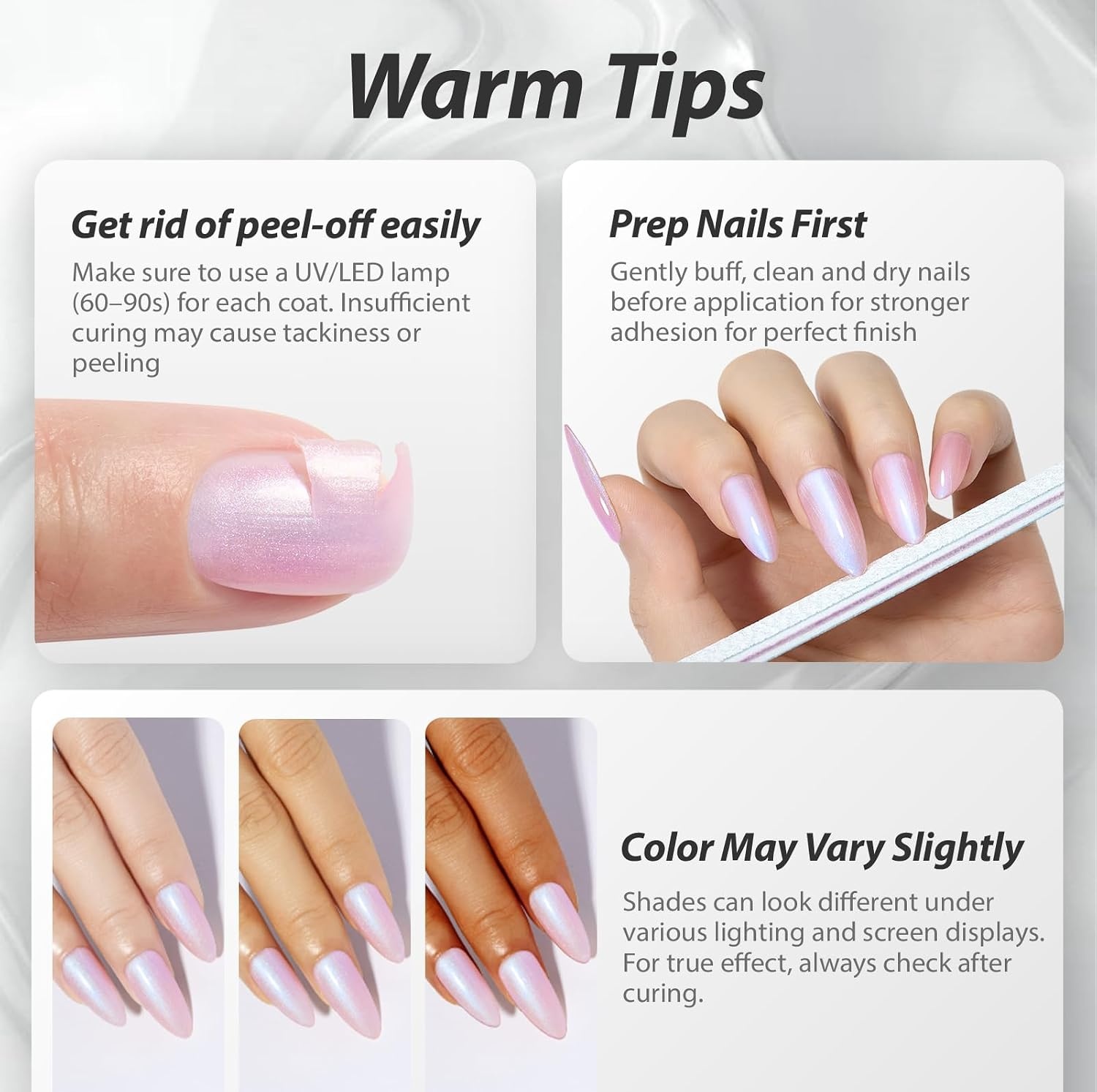 image:imageMakartt Pearl Gel Nail Polish Set 15ml One NDone 6 Colors Shimmer Mermaid Glitter UV Gel Polish Soak Off HighGloss SalonGrade Nail Art Manicure DIY Salon Home Nebula SpectrumNebula Spectrum