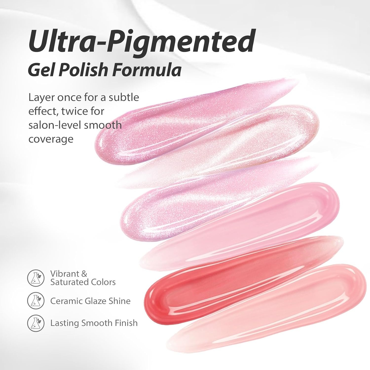 image:imageMakartt Pearl Gel Nail Polish Set 15ml One NDone 6 Colors Shimmer Mermaid Glitter UV Gel Polish Soak Off HighGloss SalonGrade Nail Art Manicure DIY Salon Home Nebula SpectrumPetal Glow
