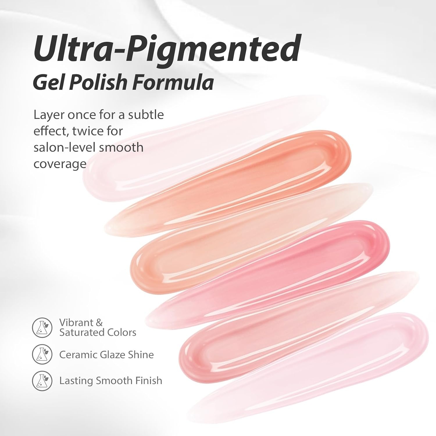 image:imageMakartt Pearl Gel Nail Polish Set 15ml One NDone 6 Colors Shimmer Mermaid Glitter UV Gel Polish Soak Off HighGloss SalonGrade Nail Art Manicure DIY Salon Home Nebula SpectrumEveryday Pink Glow