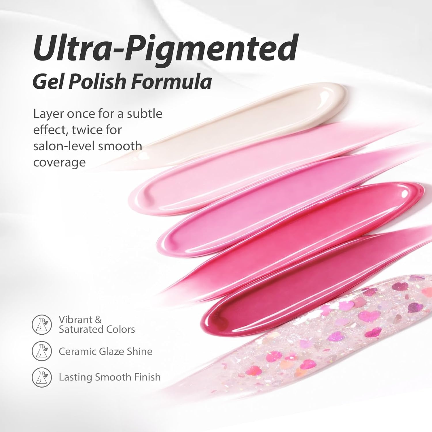 image:imageMakartt Pearl Gel Nail Polish Set 15ml One NDone 6 Colors Shimmer Mermaid Glitter UV Gel Polish Soak Off HighGloss SalonGrade Nail Art Manicure DIY Salon Home Nebula SpectrumLittle Love Notes