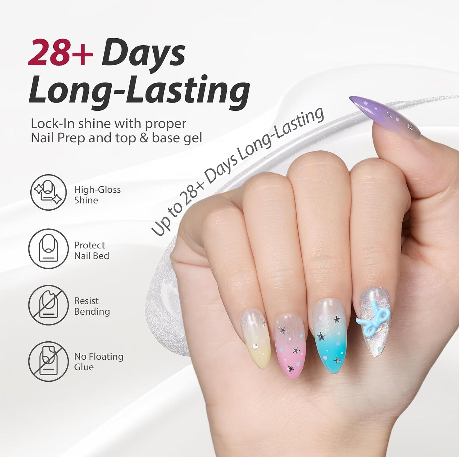 image:imageMakartt Pearl Gel Nail Polish Set 15ml One NDone 6 Colors Shimmer Mermaid Glitter UV Gel Polish Soak Off HighGloss SalonGrade Nail Art Manicure DIY Salon Home Nebula SpectrumCool Girl Mocktail