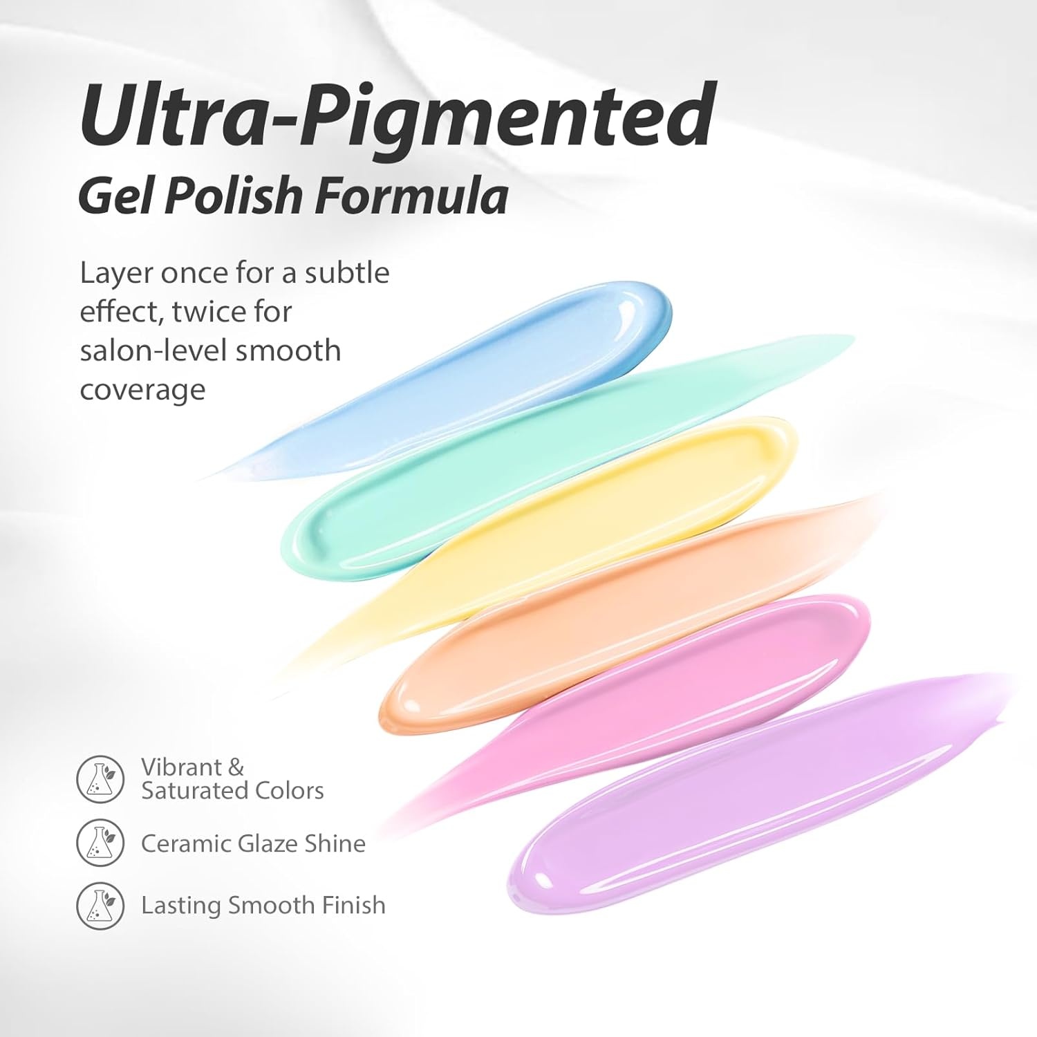 image:imageMakartt Pearl Gel Nail Polish Set 15ml One NDone 6 Colors Shimmer Mermaid Glitter UV Gel Polish Soak Off HighGloss SalonGrade Nail Art Manicure DIY Salon Home Nebula SpectrumSummer Spritz