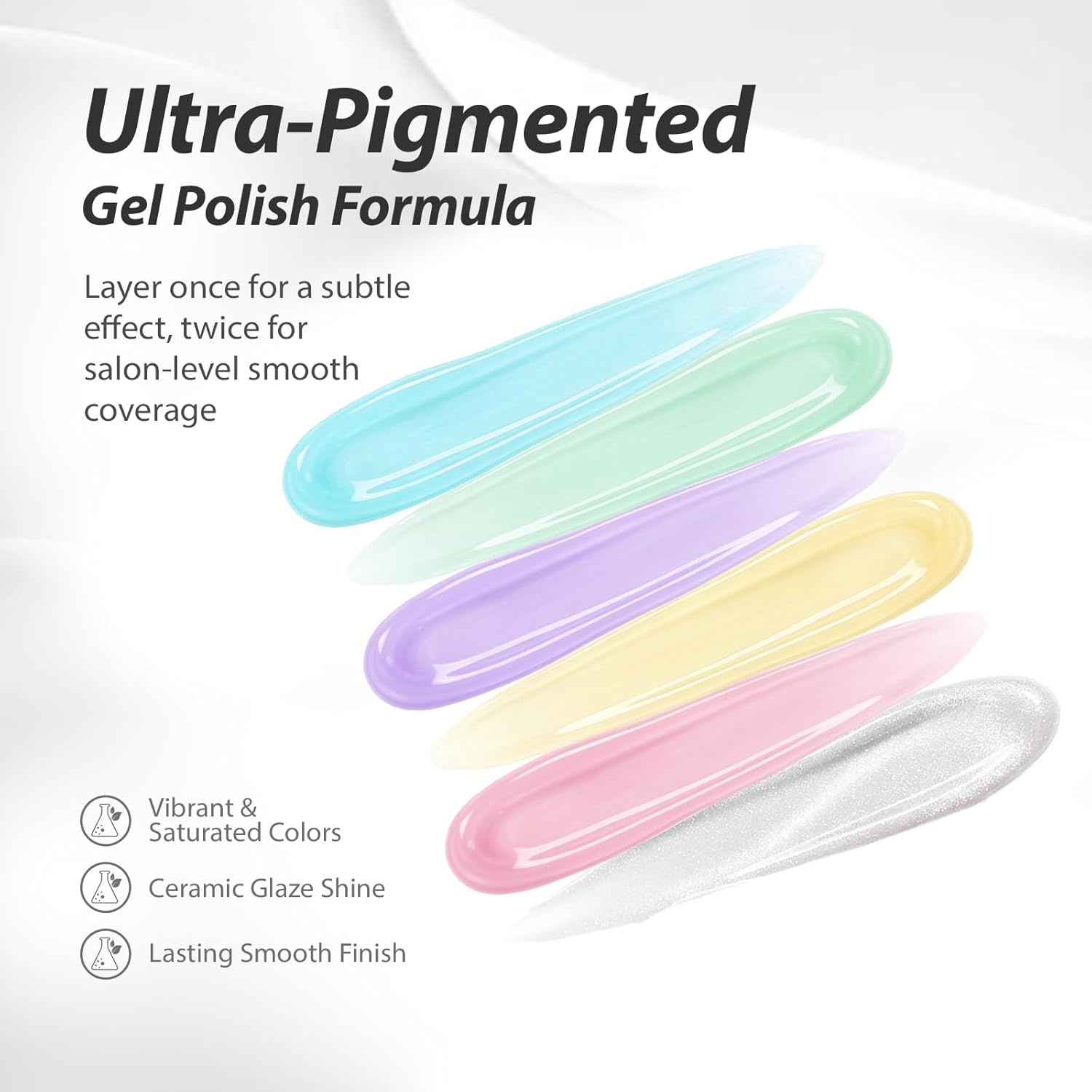 image:imageMakartt Pearl Gel Nail Polish Set 15ml One NDone 6 Colors Shimmer Mermaid Glitter UV Gel Polish Soak Off HighGloss SalonGrade Nail Art Manicure DIY Salon Home Nebula SpectrumCool Girl Mocktail