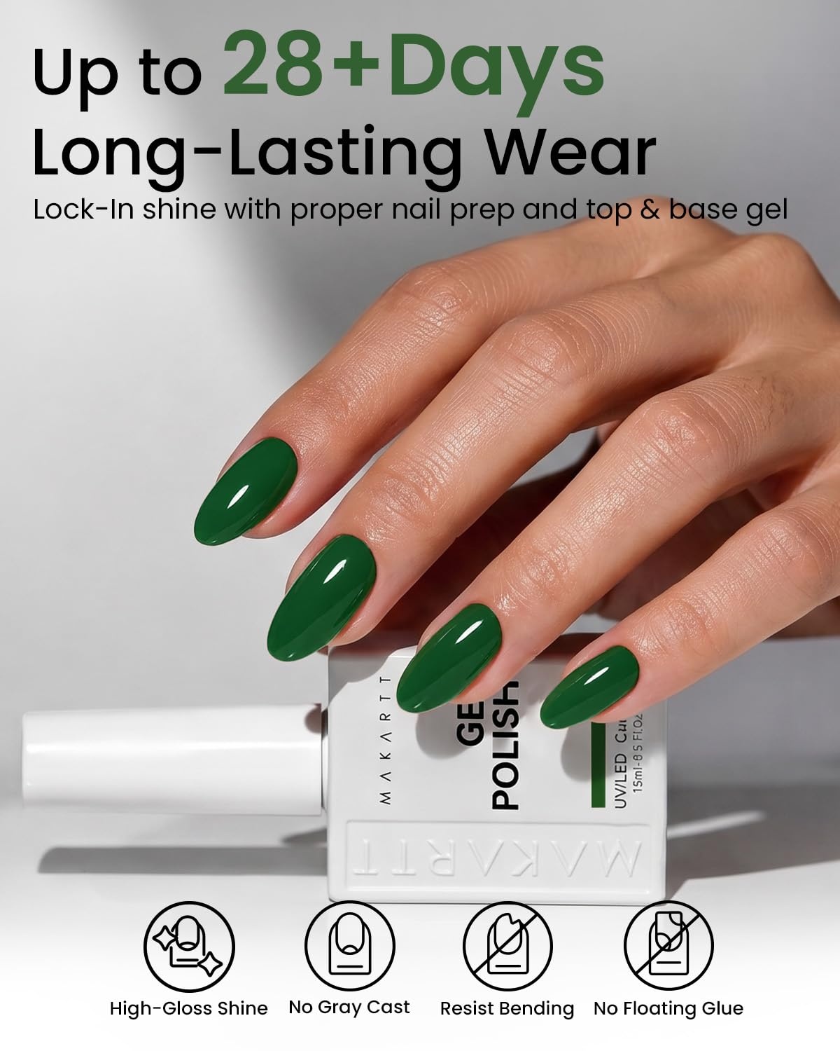 image:imageMakartt UltraPigmented Gel Nail Polish Nude 15ml Nude Gel Polish OneCoat Soak Off HighGloss Ceramic Shine SalonGrade UV Nail Gel Art Manicure DIY Salon Home Stay NeutralEvergreen Mood