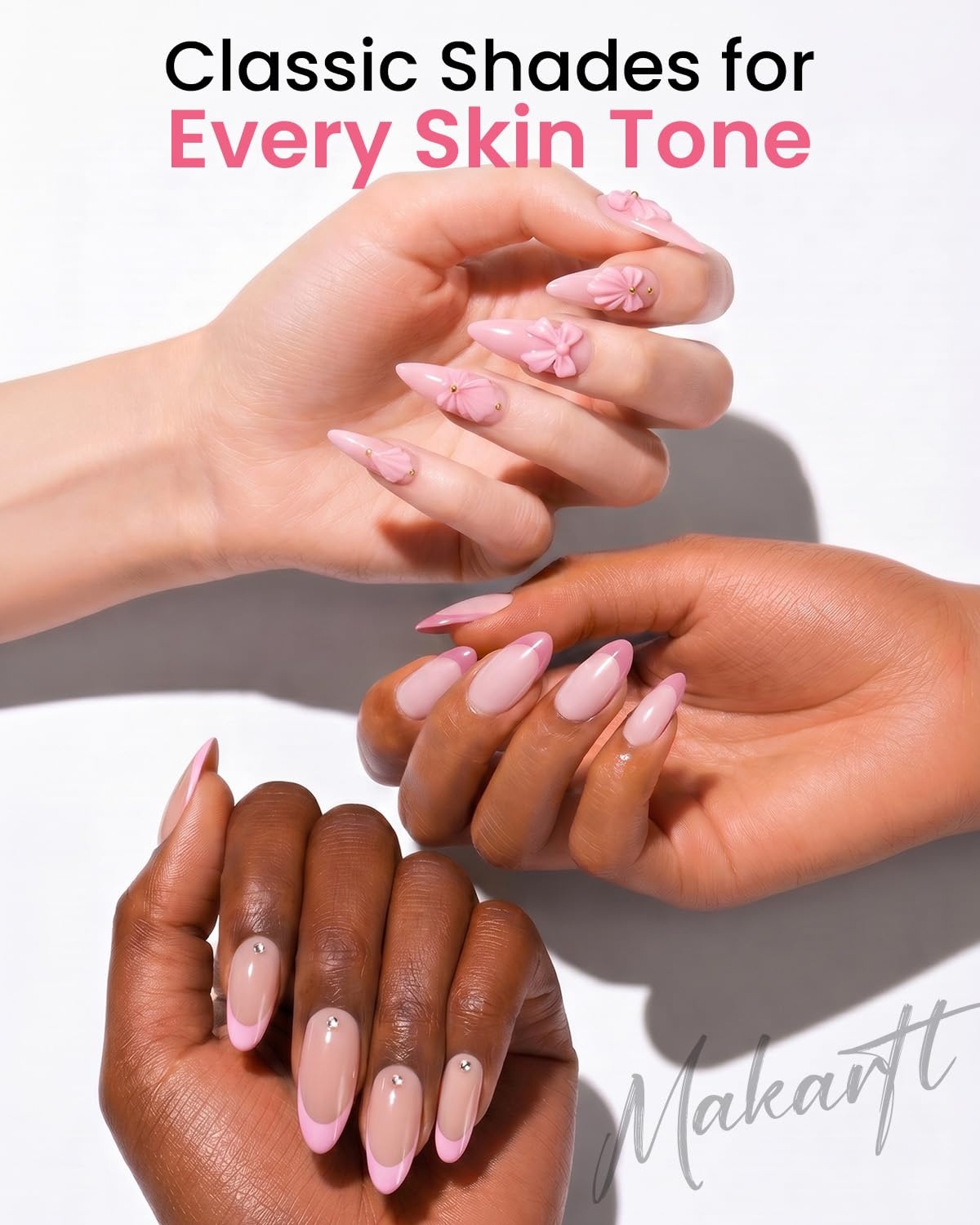 image:imageMakartt UltraPigmented Gel Nail Polish Nude 15ml Nude Gel Polish OneCoat Soak Off HighGloss Ceramic Shine SalonGrade UV Nail Gel Art Manicure DIY Salon Home Stay NeutralBlush Talk