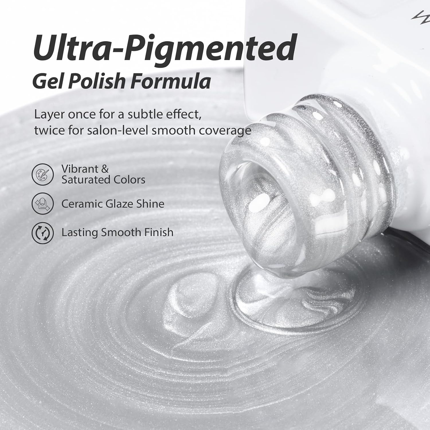 image:imageMakartt UltraPigmented Gel Nail Polish Nude 15ml Nude Gel Polish OneCoat Soak Off HighGloss Ceramic Shine SalonGrade UV Nail Gel Art Manicure DIY Salon Home Stay NeutralStudio Light