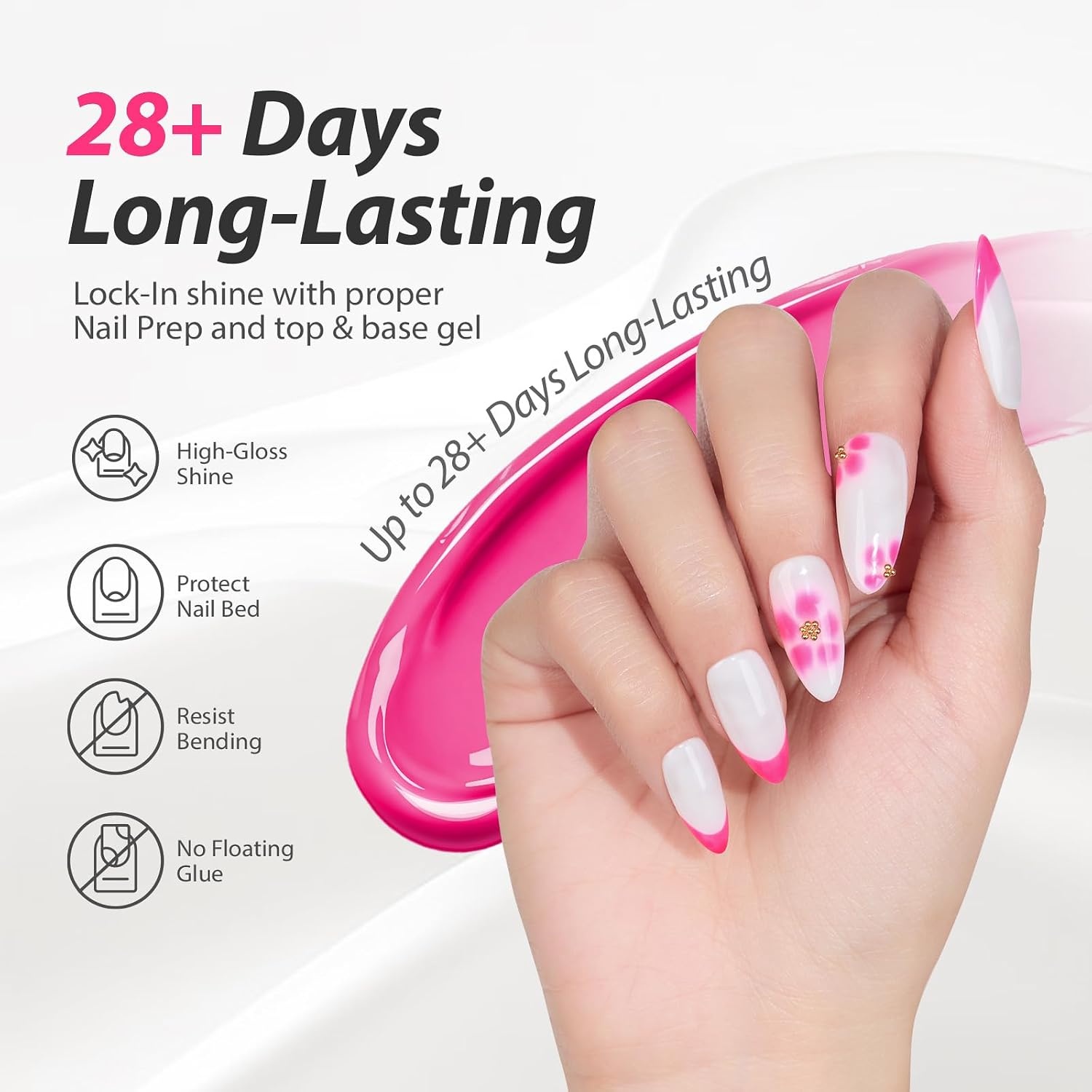 image:imageMakartt UltraPigmented Gel Nail Polish Nude 15ml Nude Gel Polish OneCoat Soak Off HighGloss Ceramic Shine SalonGrade UV Nail Gel Art Manicure DIY Salon Home Stay NeutralPop Crush