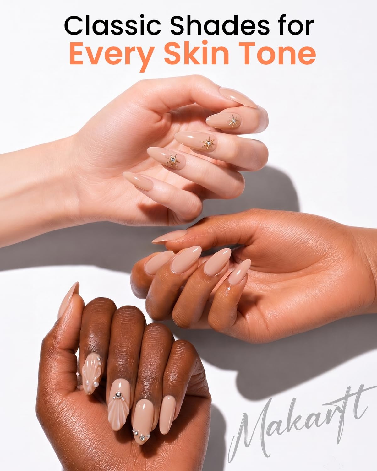 image:imageMakartt UltraPigmented Gel Nail Polish Nude 15ml Nude Gel Polish OneCoat Soak Off HighGloss Ceramic Shine SalonGrade UV Nail Gel Art Manicure DIY Salon Home Stay NeutralBarely There