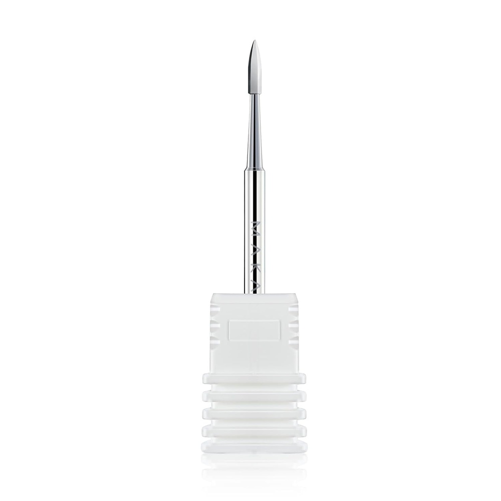 image:imageMakartt Flame Cuticle Nail Drill Bit  332 Shank Tungsten Carbide Bit for Nail Drill Machine Professional Shape Bit for Cuticle Cleaning Smooth Gel NailsSidewall Dead Skin amp Nail Prep SilverCuticle Drill Bit