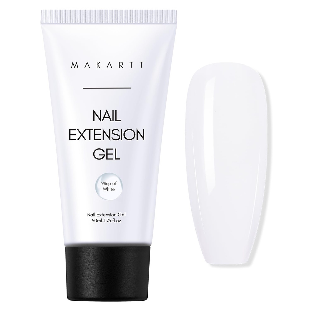 image:imageMakartt HemaFree Poly Nail Gel Light Pink50ML Builder for Extension Strengthener Hard Gels for Nails Beauty Gift Trendy Manicure Design Salon DIY at HomeMilky White