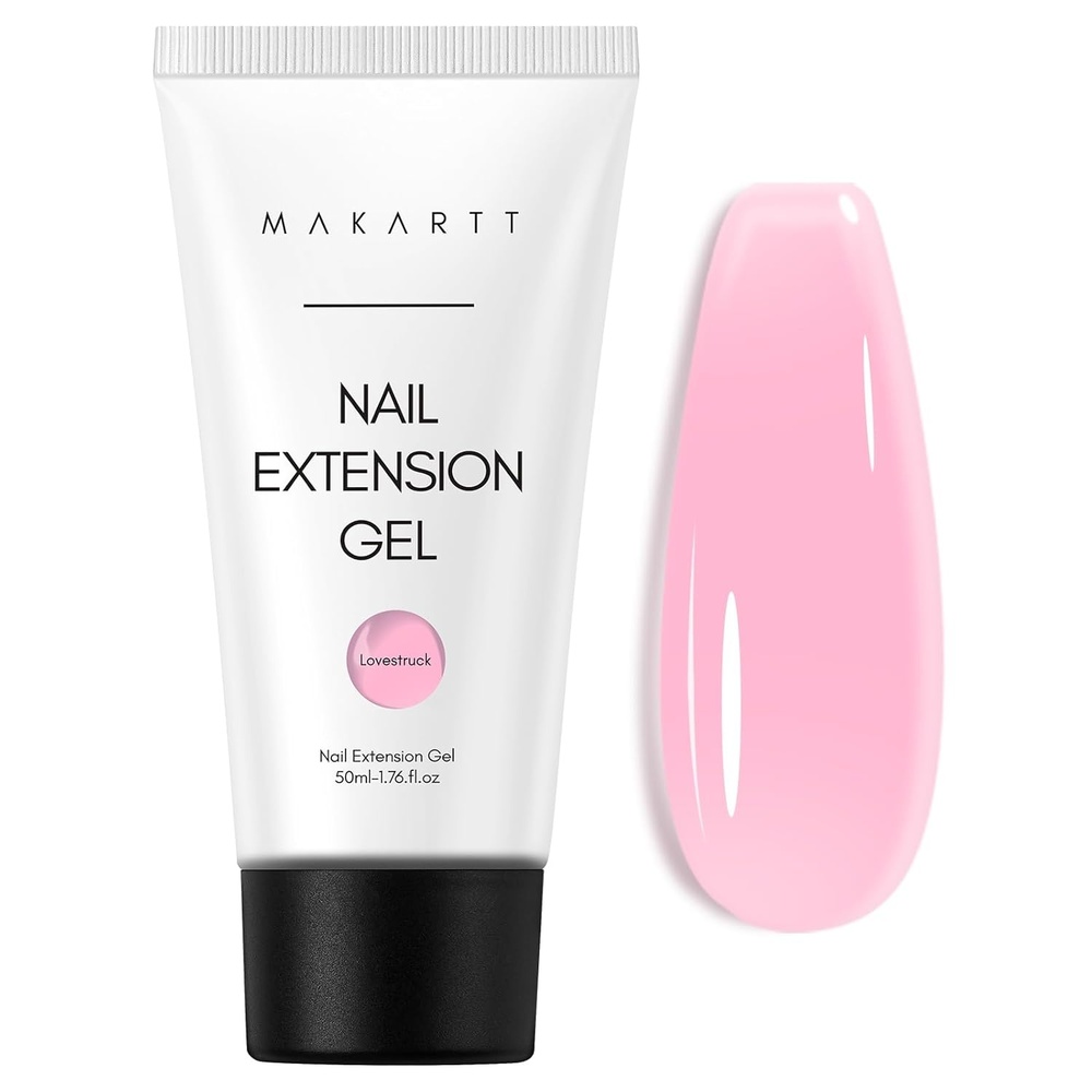image:imageMakartt HemaFree Poly Nail Gel Light Pink50ML Builder for Extension Strengthener Hard Gels for Nails Beauty Gift Trendy Manicure Design Salon DIY at HomeLovestruckPink