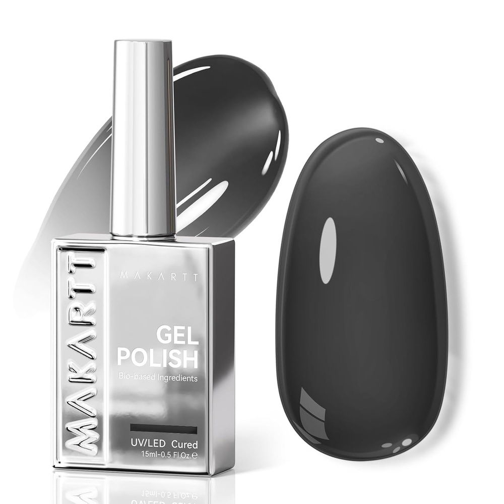image:imageMakartt Jelly Bright Nude Gel Nail Polish 15ML HemaFree Neutral Nude Nail Polish Sheer Translucent Effect Soak Off UV LED Nail Art Manicure DIY Home Salon Gift for WomenHemafree Shadow Fern