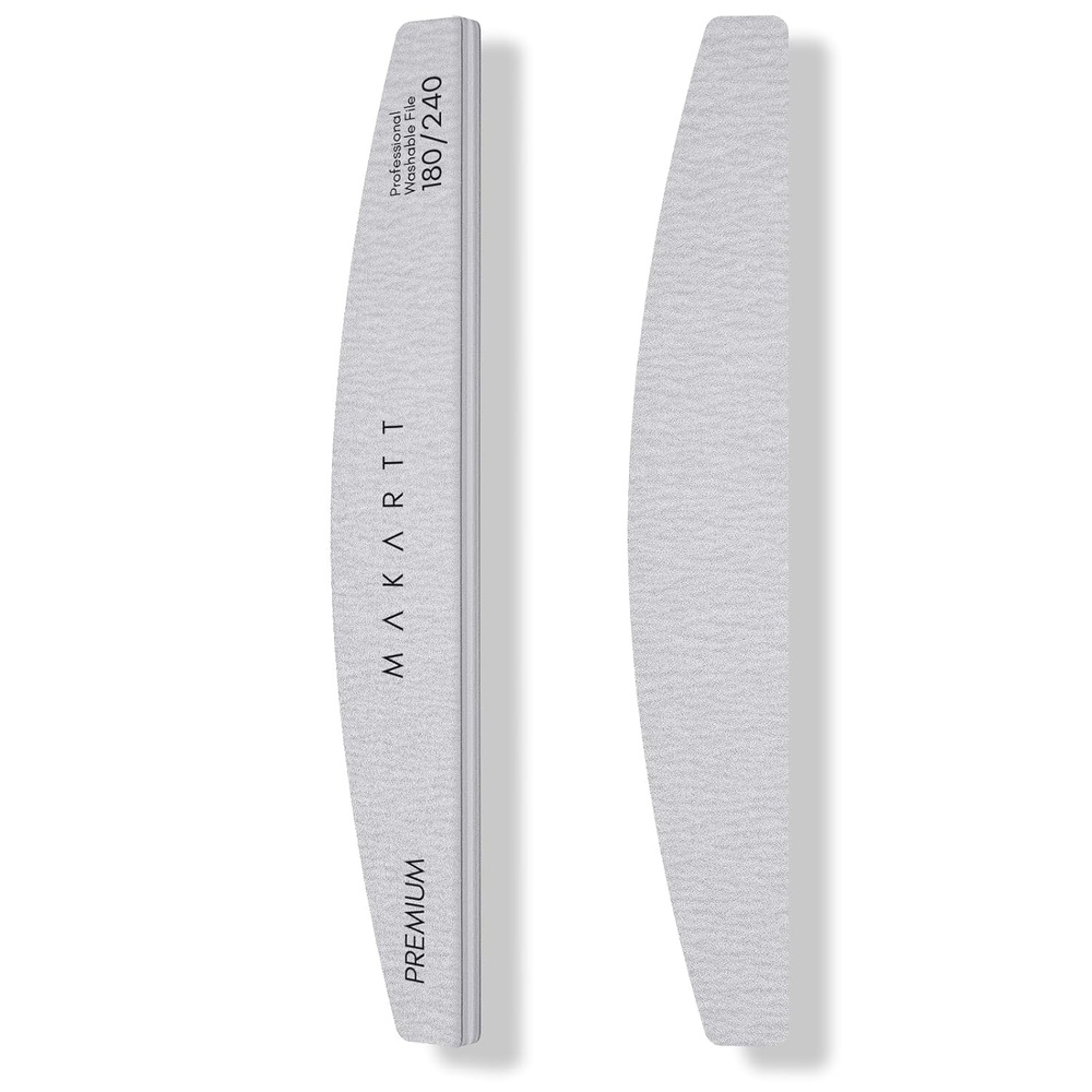 image:imageMakartt Nail File 8080 Grit Emery Boards for Nails 10pcs Professional Washable Doubled Sides Coarse Toenail Filer Heavy Duty for Acrylic and Extension Gel Removal Pedicure Manicure Tools2pcsNail File 180240 Grit