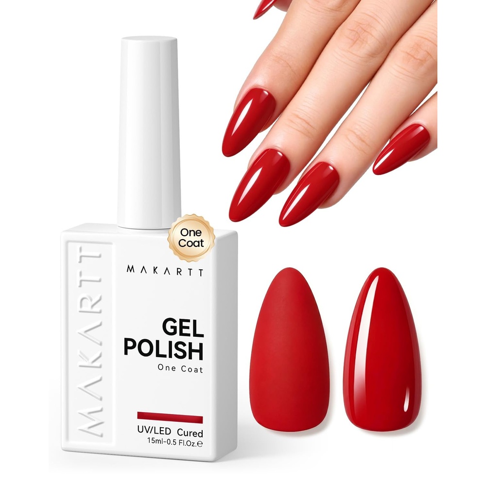 image:imageMakartt UltraPigmented Gel Nail Polish Nude 15ml Nude Gel Polish OneCoat Soak Off HighGloss Ceramic Shine SalonGrade UV Nail Gel Art Manicure DIY Salon Home Stay NeutralHot Take