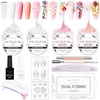 Clear/White/Nude Pink/Light Pink Kit
