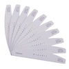 10pcs 180/240 Grit nail files