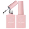 Clear Gel Top Coat  2pcs  8ml