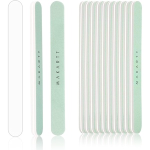Makartt Nail Buffer: 400/6000 Grit Extra Fine Buffer Nail File, Nail Buffer and Shine Kit for Natural & Acrylic Fingernail, Easy to Hold, Green White, 10 Pcs(400/6000 Grit – 10 pcs)