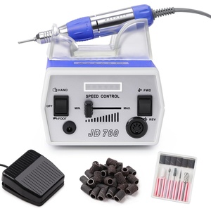 Makartt Nail Drill Electric Nail File JD700 Nail Drills for Acrylic Nails Professional 30000RPM Manicure Tools Nail Stuff Acrylic Nail Drill for Nail Dip Kit Acrylic Powder Poly Nail Gel B-01(Blue)