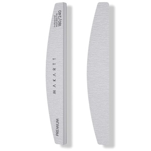 Makartt Nail File: 80/80 Grit Emery Boards for Nails, 10pcs Professional Washable Doubled Sides Coarse Toenail Filer Heavy Duty for Acrylic and Extension Gel Removal, Pedicure Manicure Tools(2pcs-Nail File 180/240 Grit)