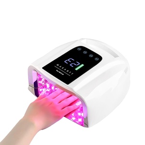 Makartt UV LED Nail Lamp for Gel Nails – Rechargeable Aurora 30W Nail Light with 39 LEDs, Large Space 2600mAh Battery 4 Timers & Auto Sensor Fast Curing Cordless Nail Lamp for Salon(Rose Pink)(35W UV Nail Lamp(White))